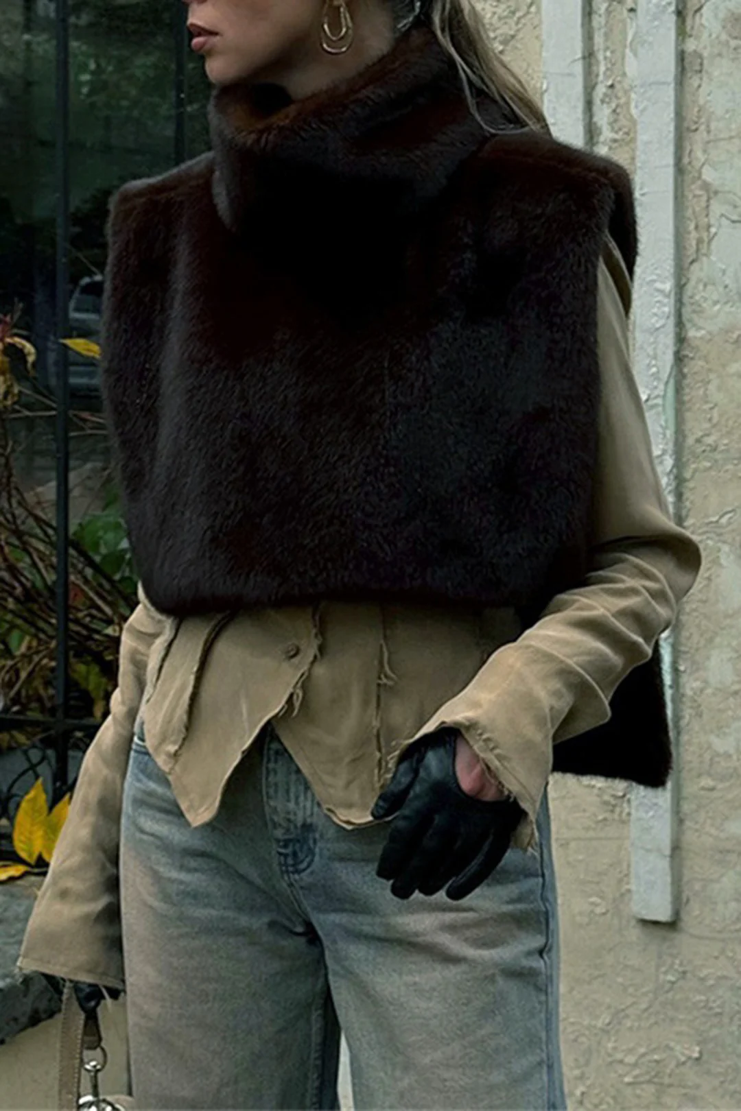 Faux Fur Tank Vest - Image 2