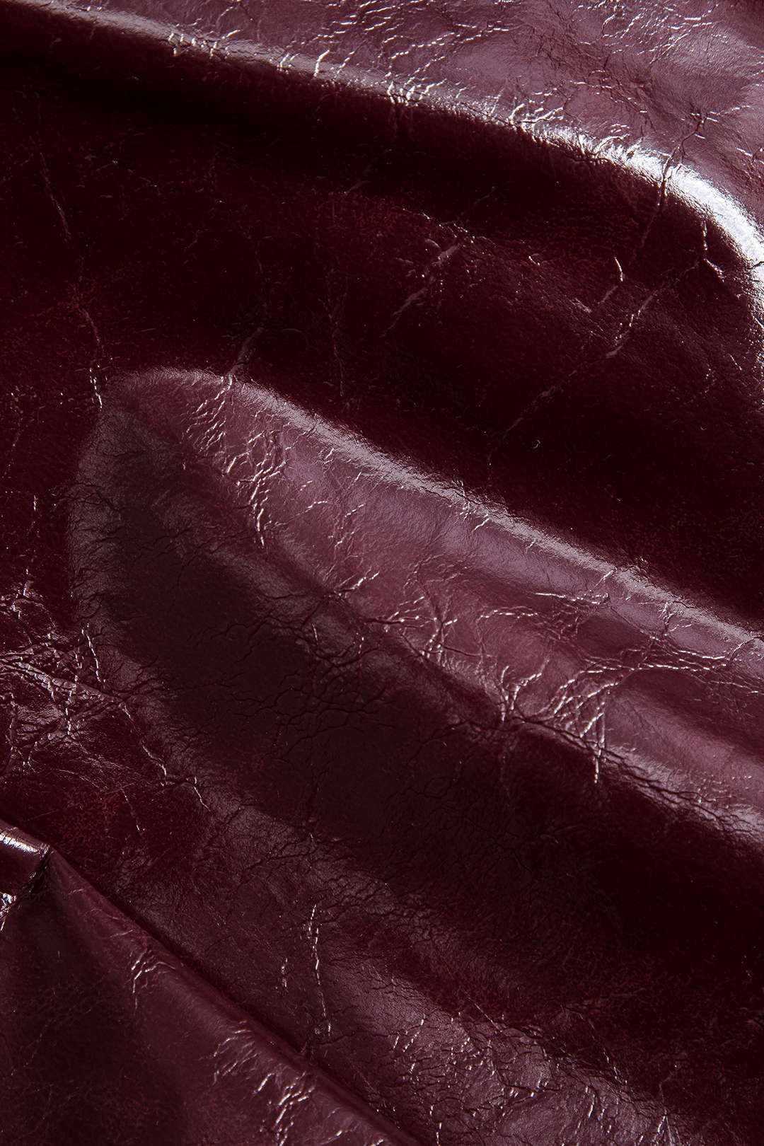 Asymmetrical Faux Leather Skirt Set - Image 6