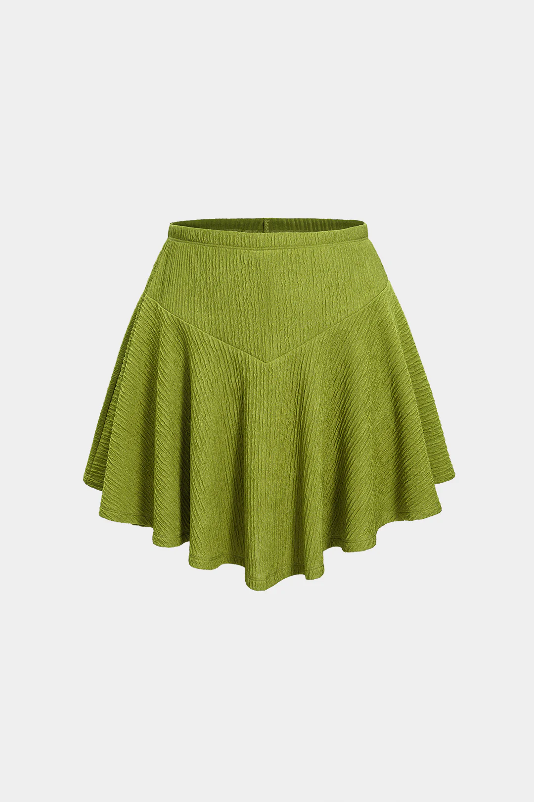 Asymmetrical Tank Top And Ruched Skirt Set - Image 4