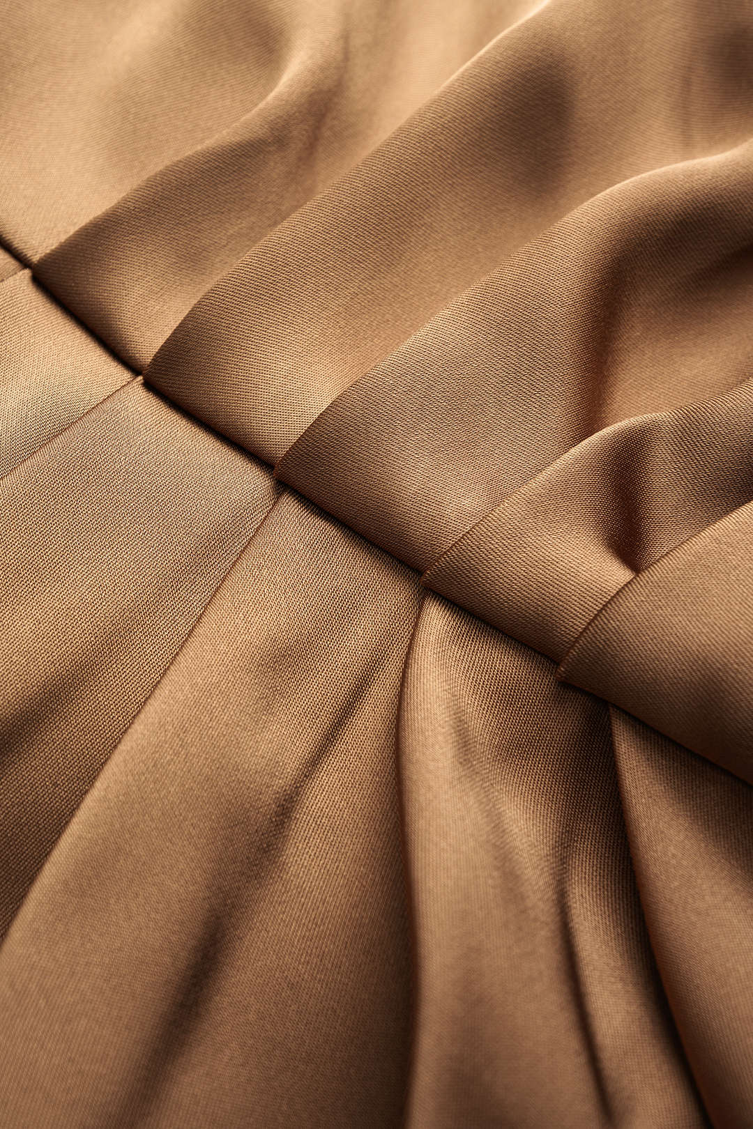 Asymmetrical Neck Ruched Long-Sleeve Top And Skirt Set - Image 3