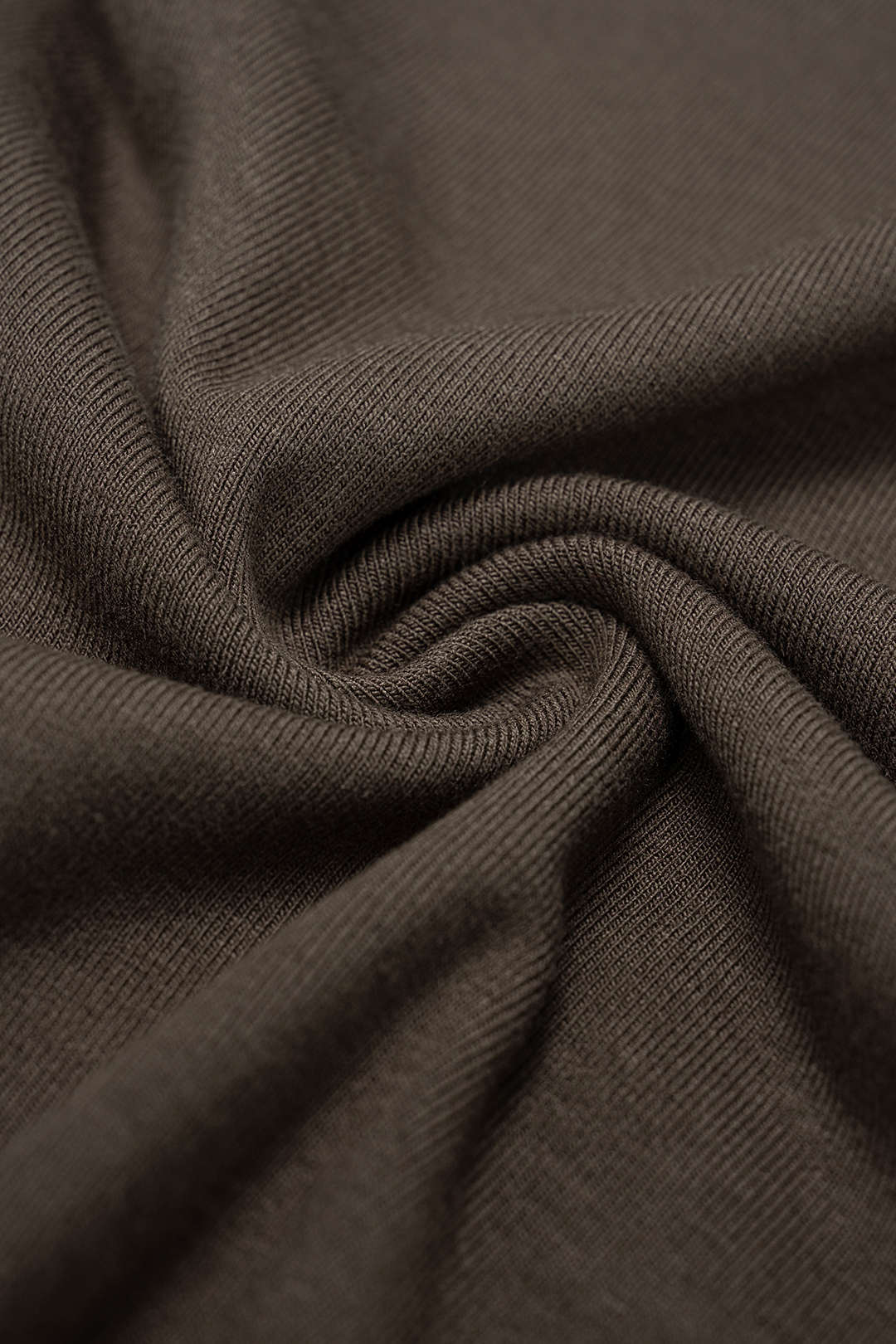 Asymmetrical Neck Long-Sleeve Top And Stitching Detail Skirt Set - Image 5
