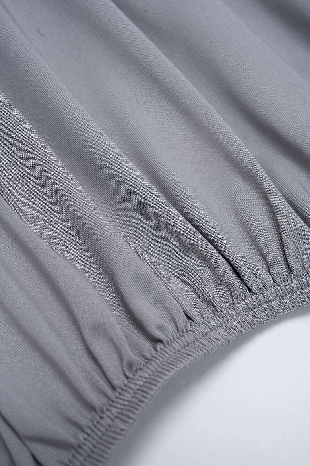 Ruched Round Neck Cropped Tank Top And High Waist Skirt Set - Image 5