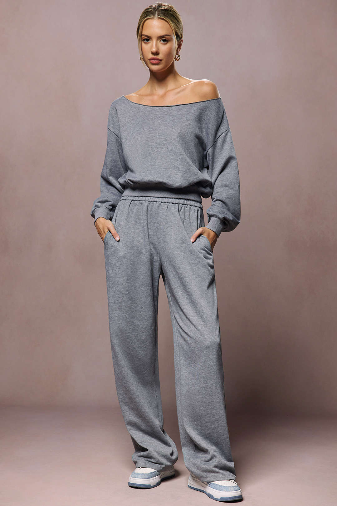 Asymmetric Top And Pants Set - Image 7
