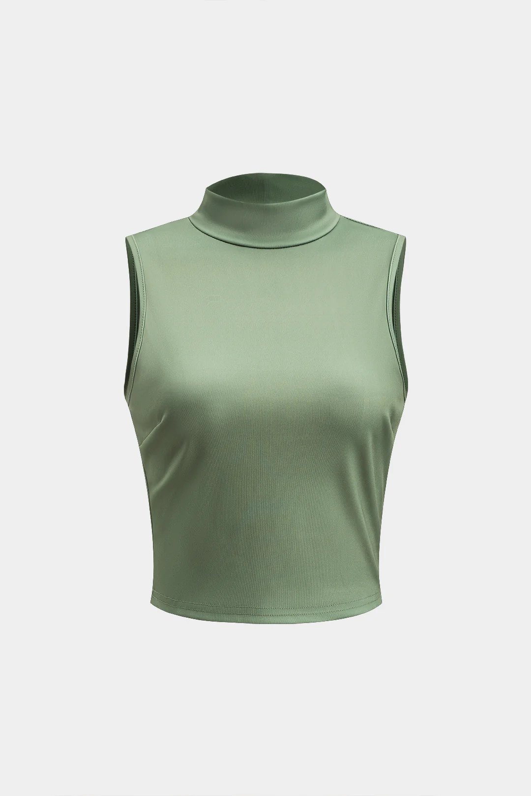 Sleeveless Tank Top And Geometric Pattern Trousers Set - Image 2