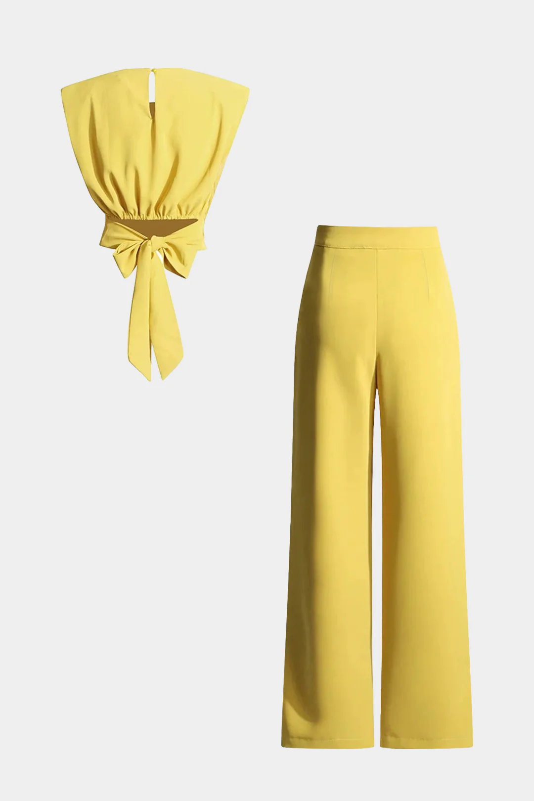Strappy BackTop And Trousers Set - Image 2