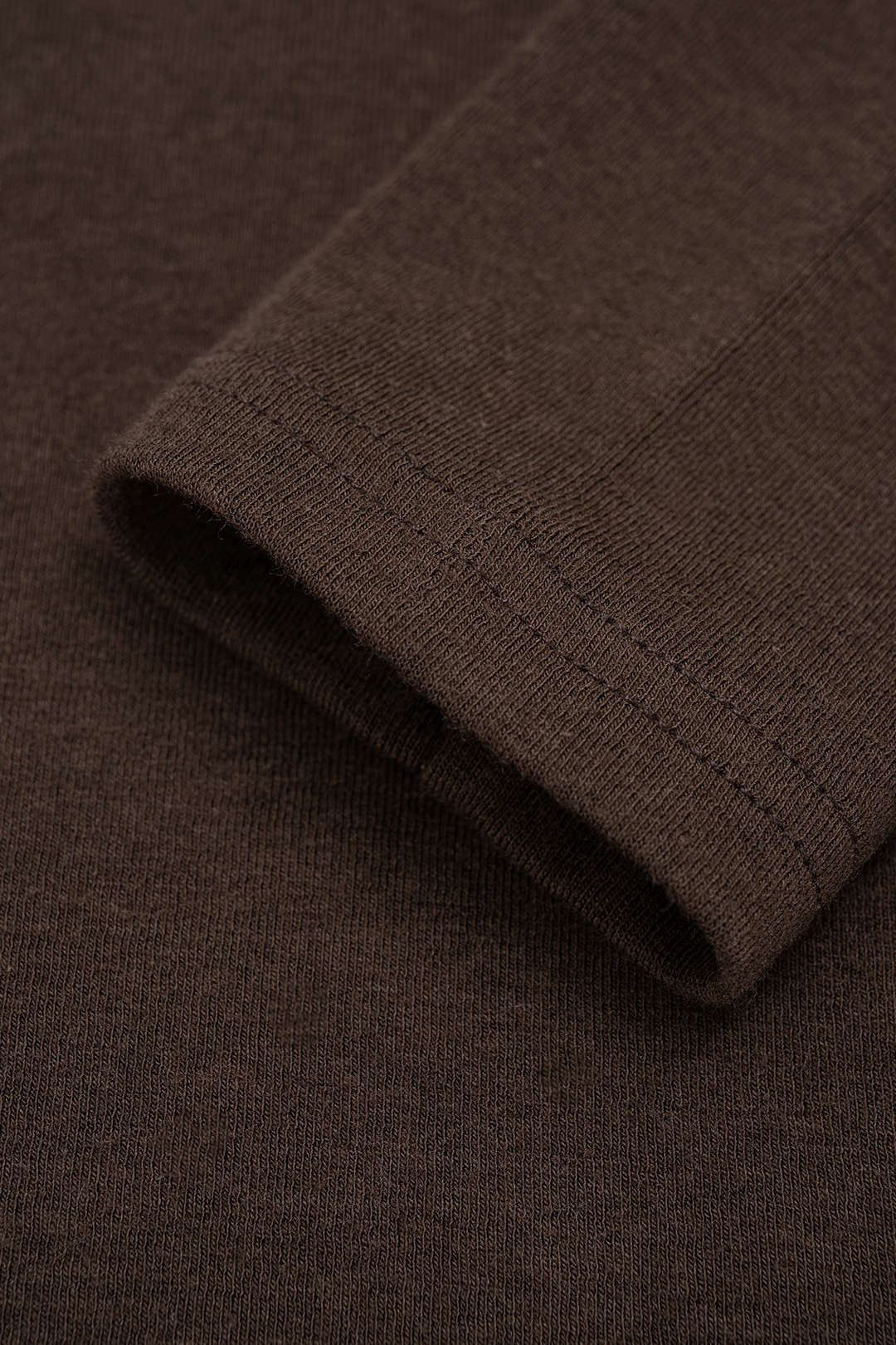 Solid High Callor Ruched Long-Sleeve Top - Image 3
