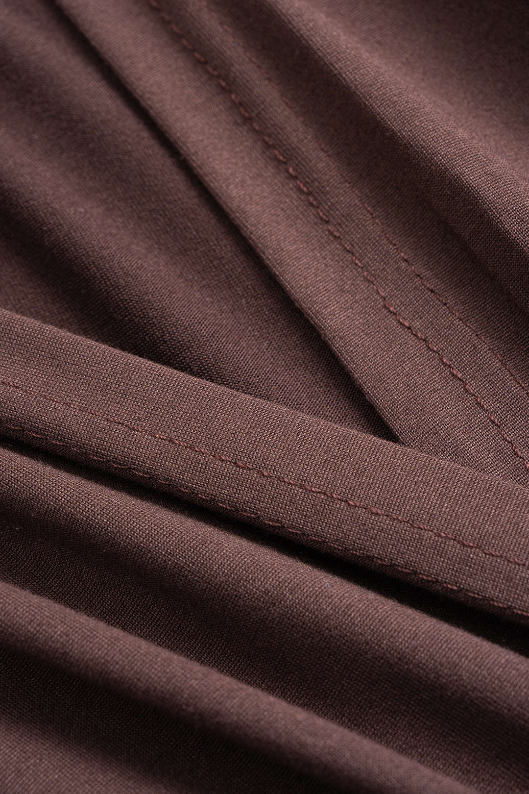 Knit Basic Tank Top And Long Cardigan And Wide Leg Trousers Set - Image 4