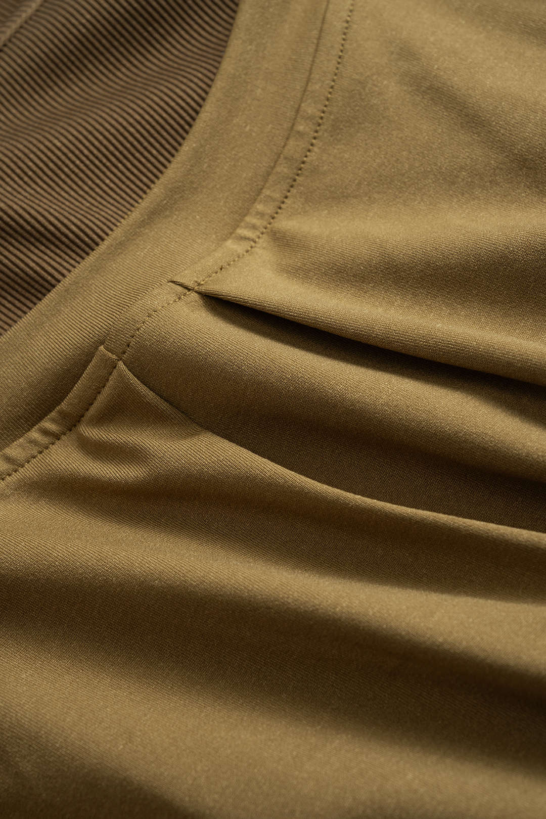 Cut Out Long-Sleeve Top And High Waist Wide Leg Trousers Set - Image 4