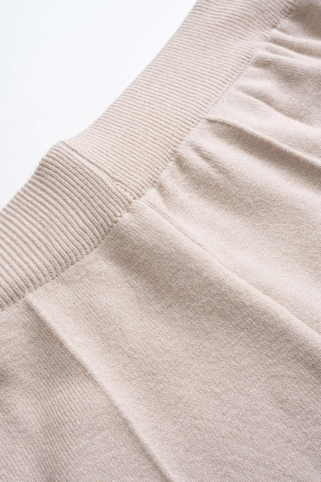 Knit Button Vest And Long Cardigan And Wide Leg Pants Set - Image 4