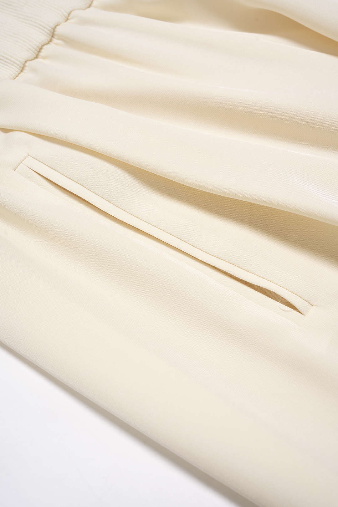 Asymmetrical Round Neck Ruched Tank Top And Pocket Wide Leg Pants Set - Image 5