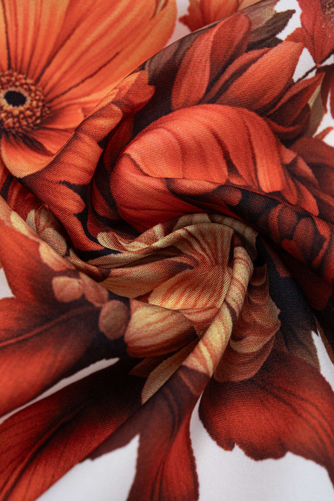 Floral Print Tie Front Asymmetrical Shorts - Image 4