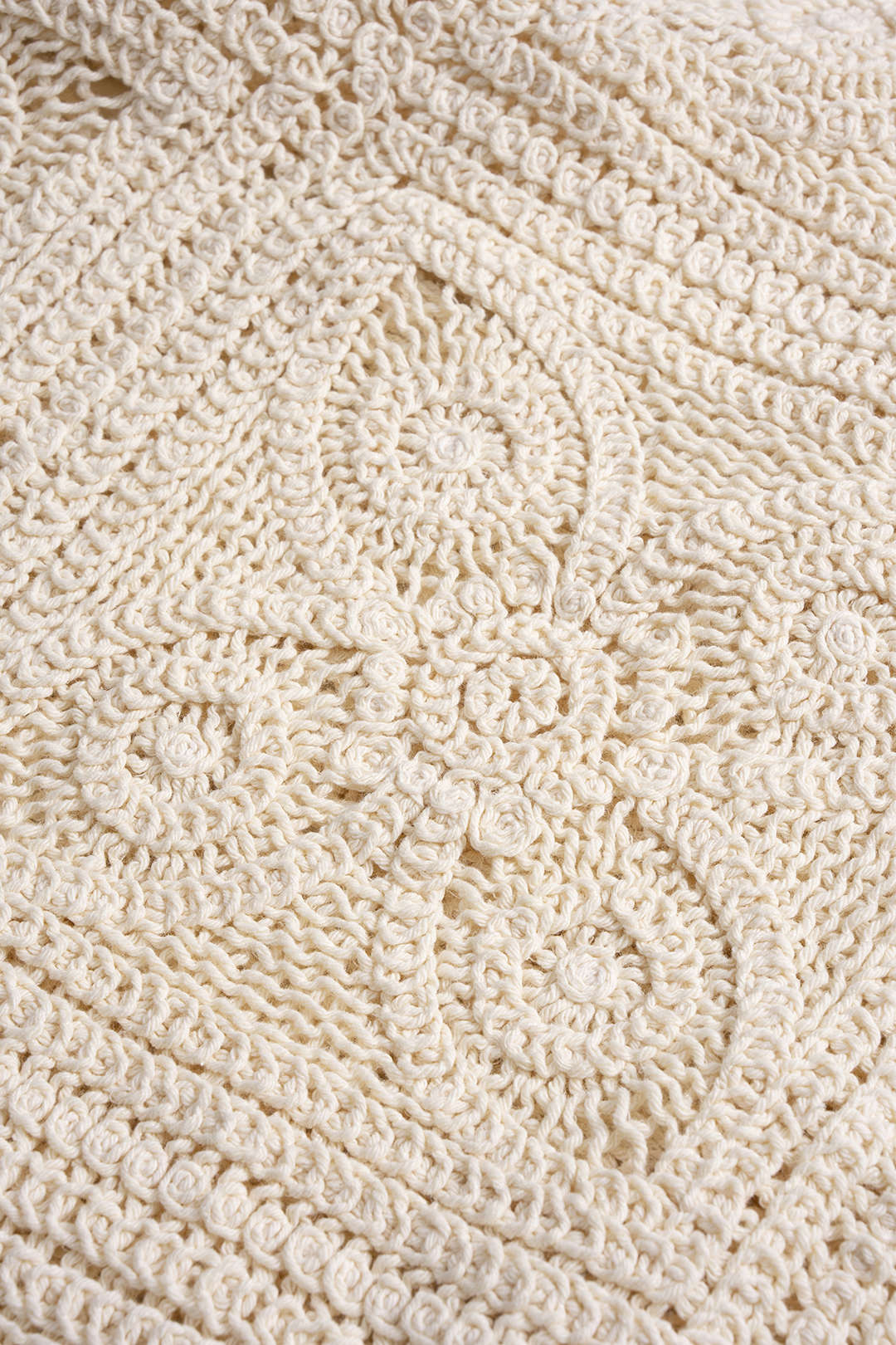 Knit Button Hollow Out Cardigan - Image 5