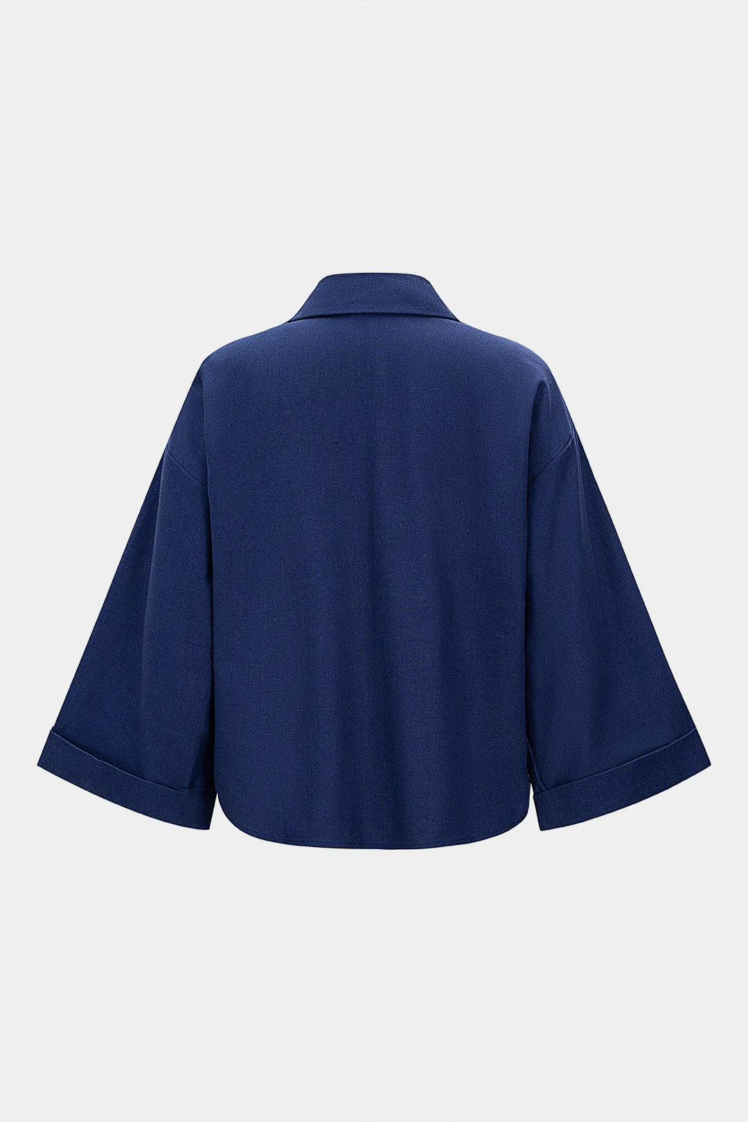 Linen Button Long-Sleeve Top - Image 2
