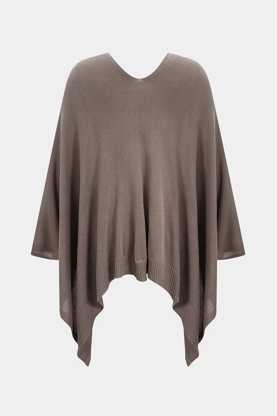 Knit V-Neck Ribbed Outerwear - Image 2