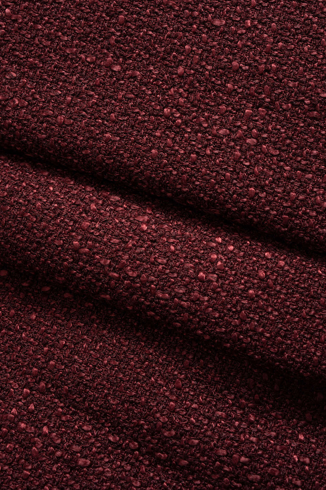 Tweed Round Neck Metallic Button Pocket Top - Image 5