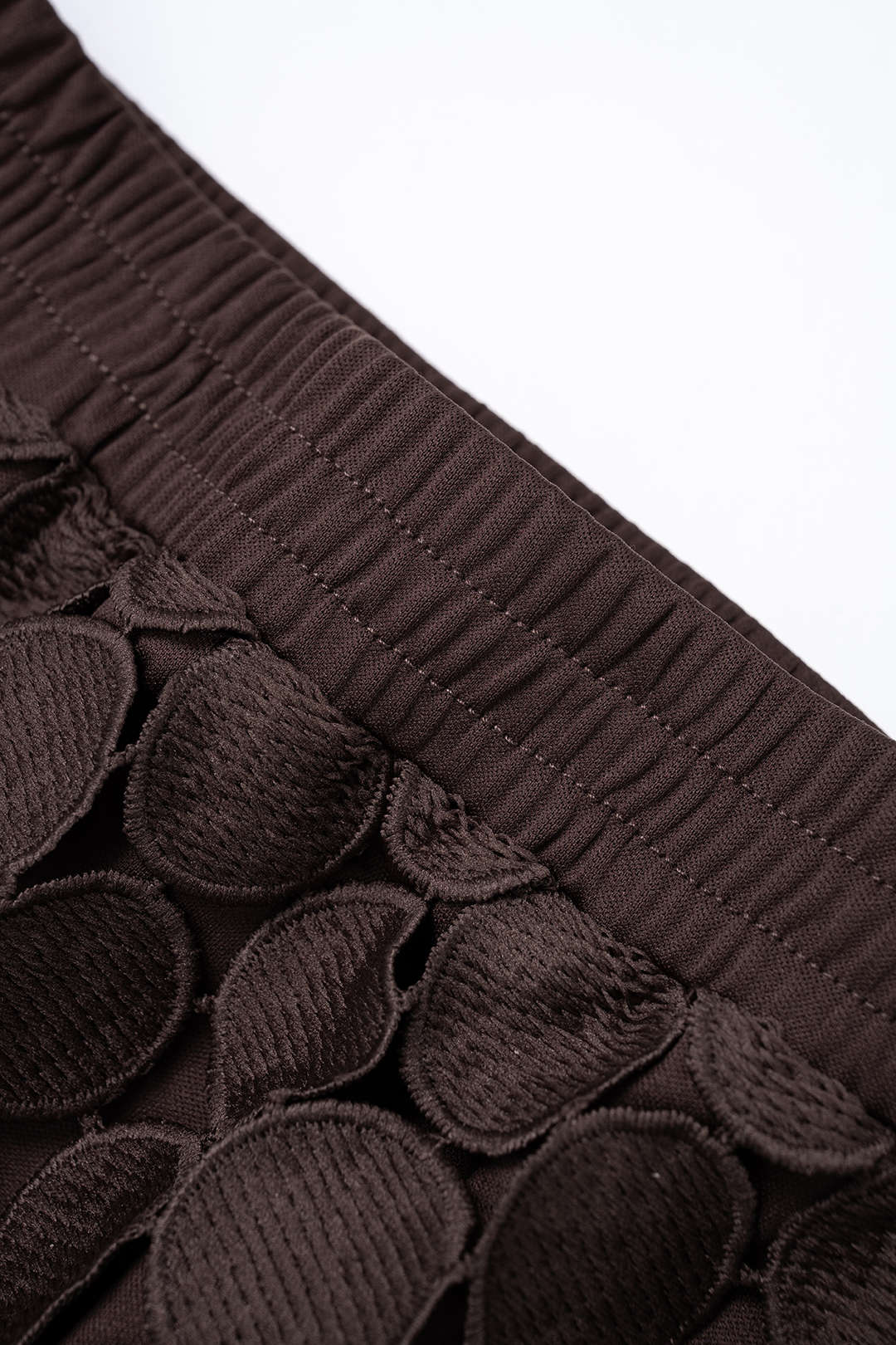 Shirred Waistband Cut Out Skirt - Image 3