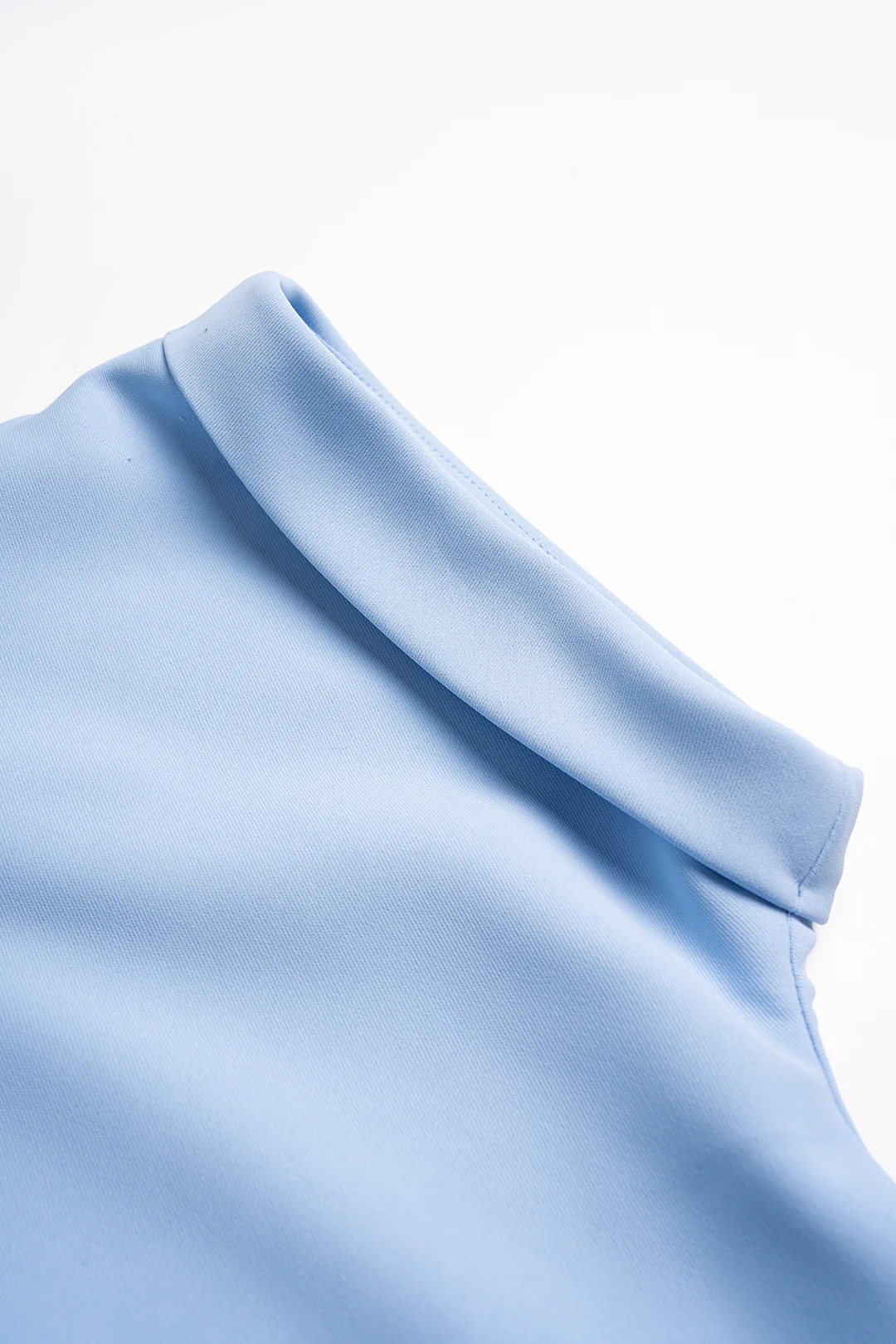 Lapel V-Neck Metallic Short-Sleeve Shirt - Image 5