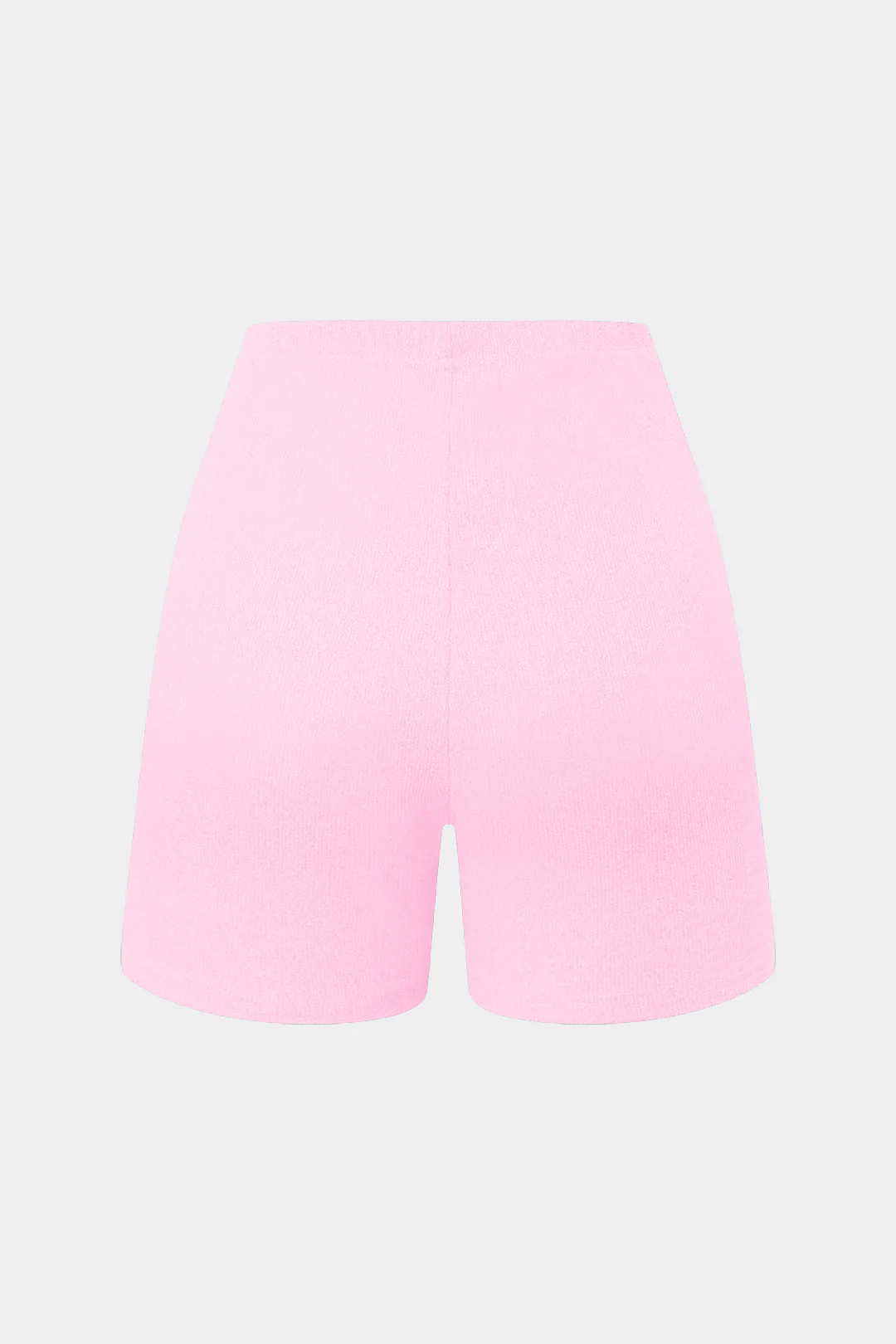Basic Solid Knit Split Strapless Top And Shorts Set - Image 40