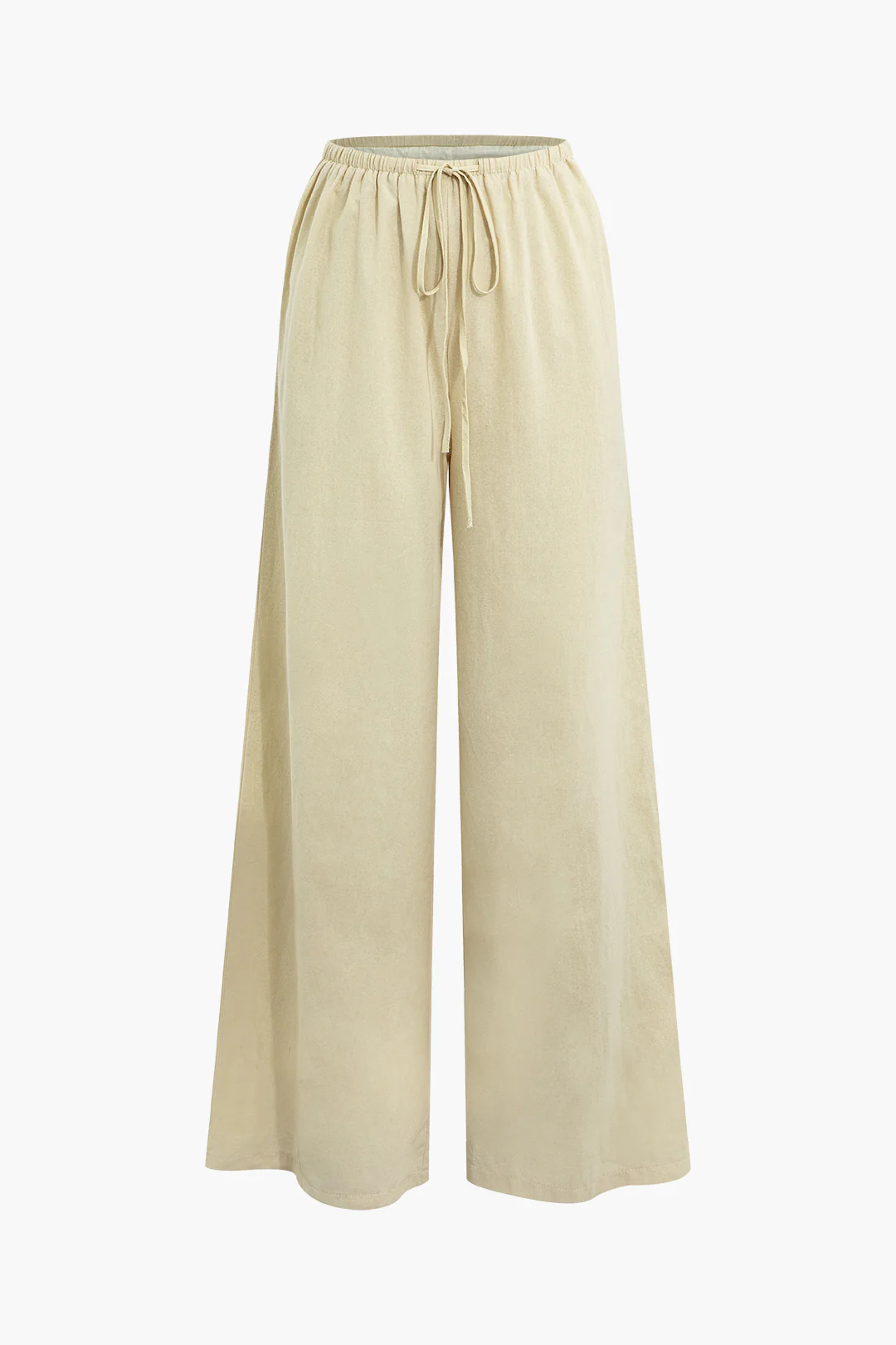 Linen Button Long Sleeve Shirt And Pants Set - Image 4
