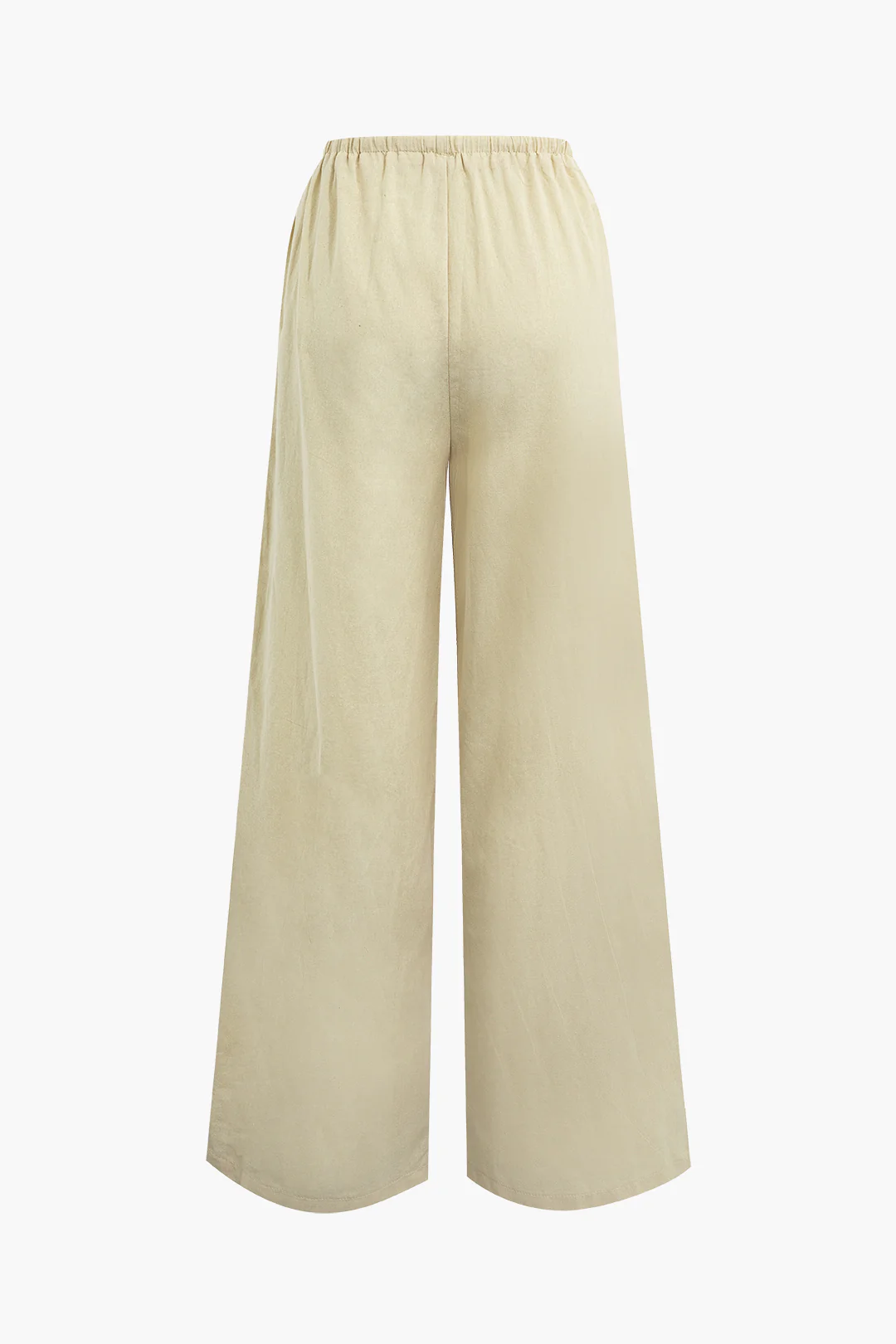 Linen Button Long Sleeve Shirt And Pants Set - Image 5