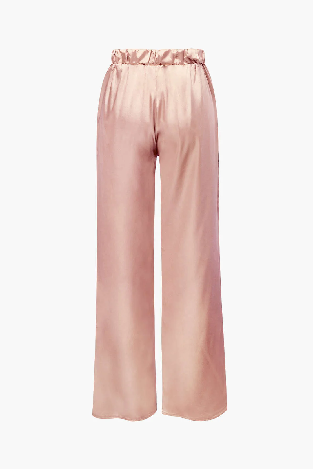 Satin Button Up Long Sleeve Shirt And Pants Set - Image 12