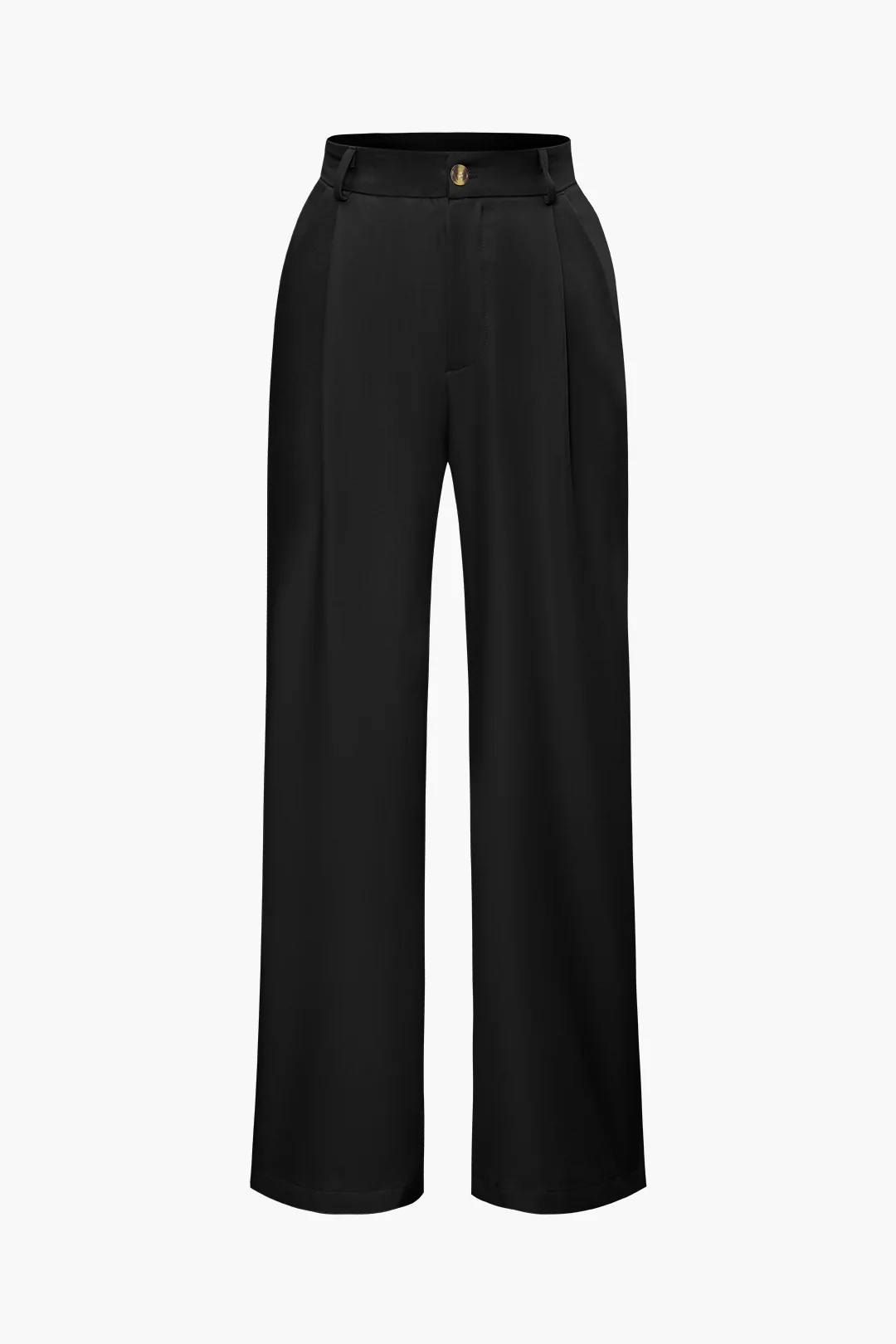 Notched Lapel Tie Back Vest And Straight Leg Suit Pants Set - Image 11