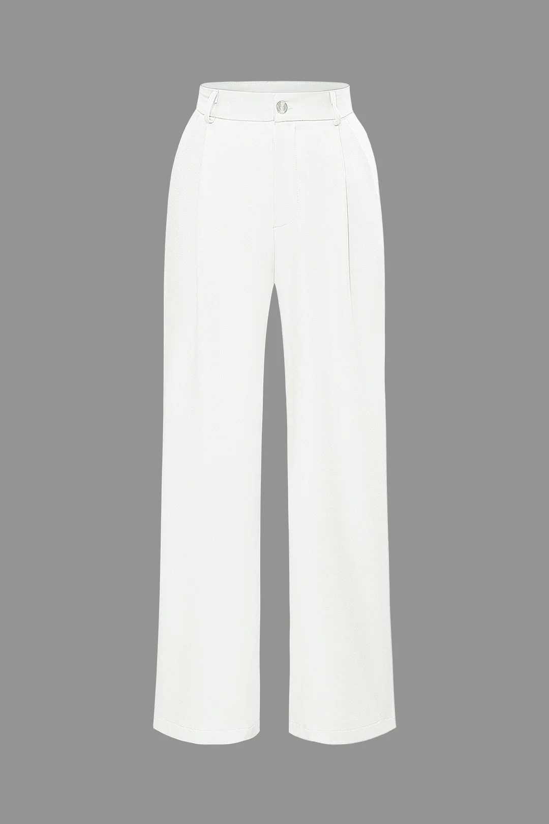Notched Lapel Tie Back Vest And Straight Leg Suit Pants Set - Image 17