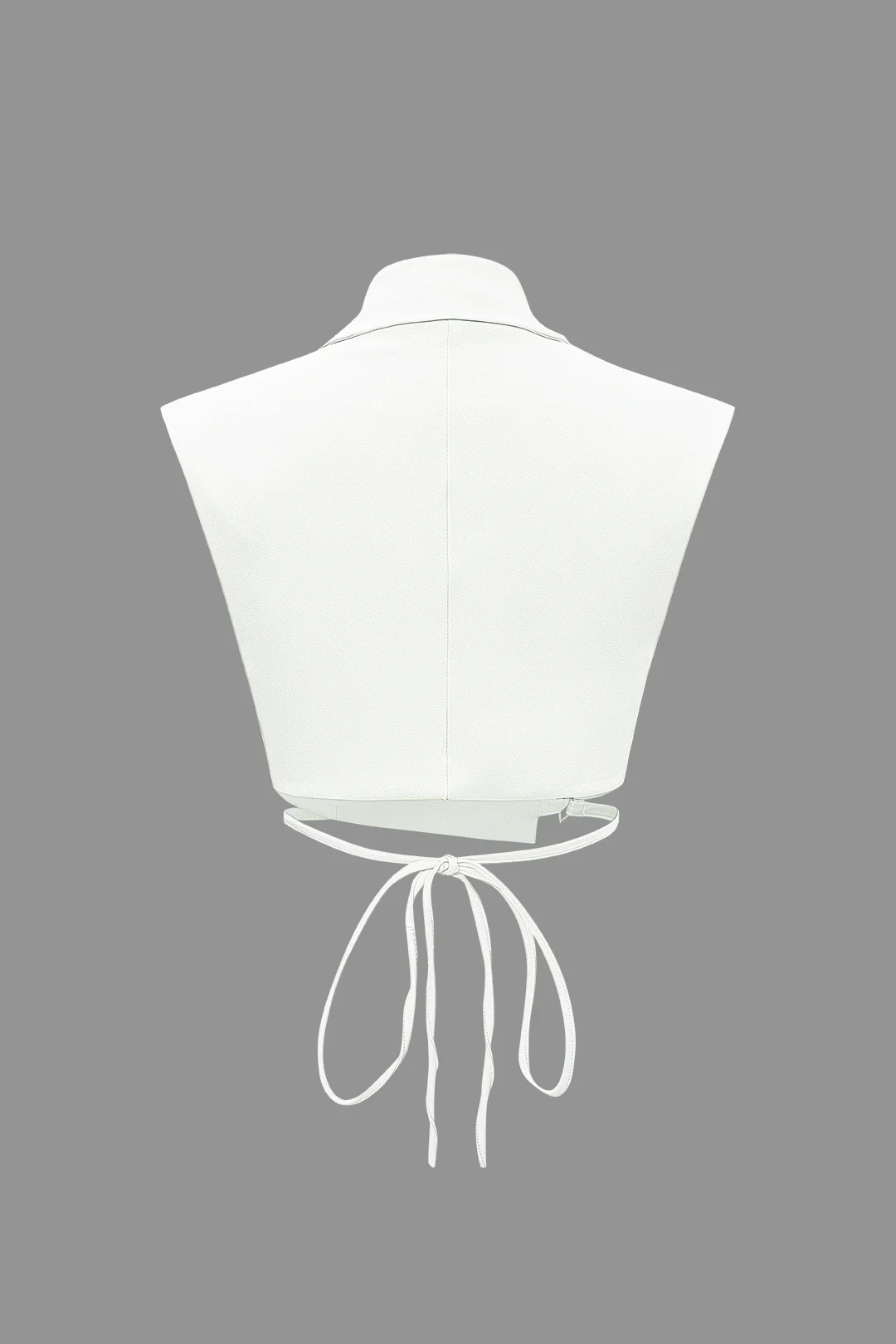 Notched Lapel Tie Back Vest And Straight Leg Suit Pants Set - Image 18