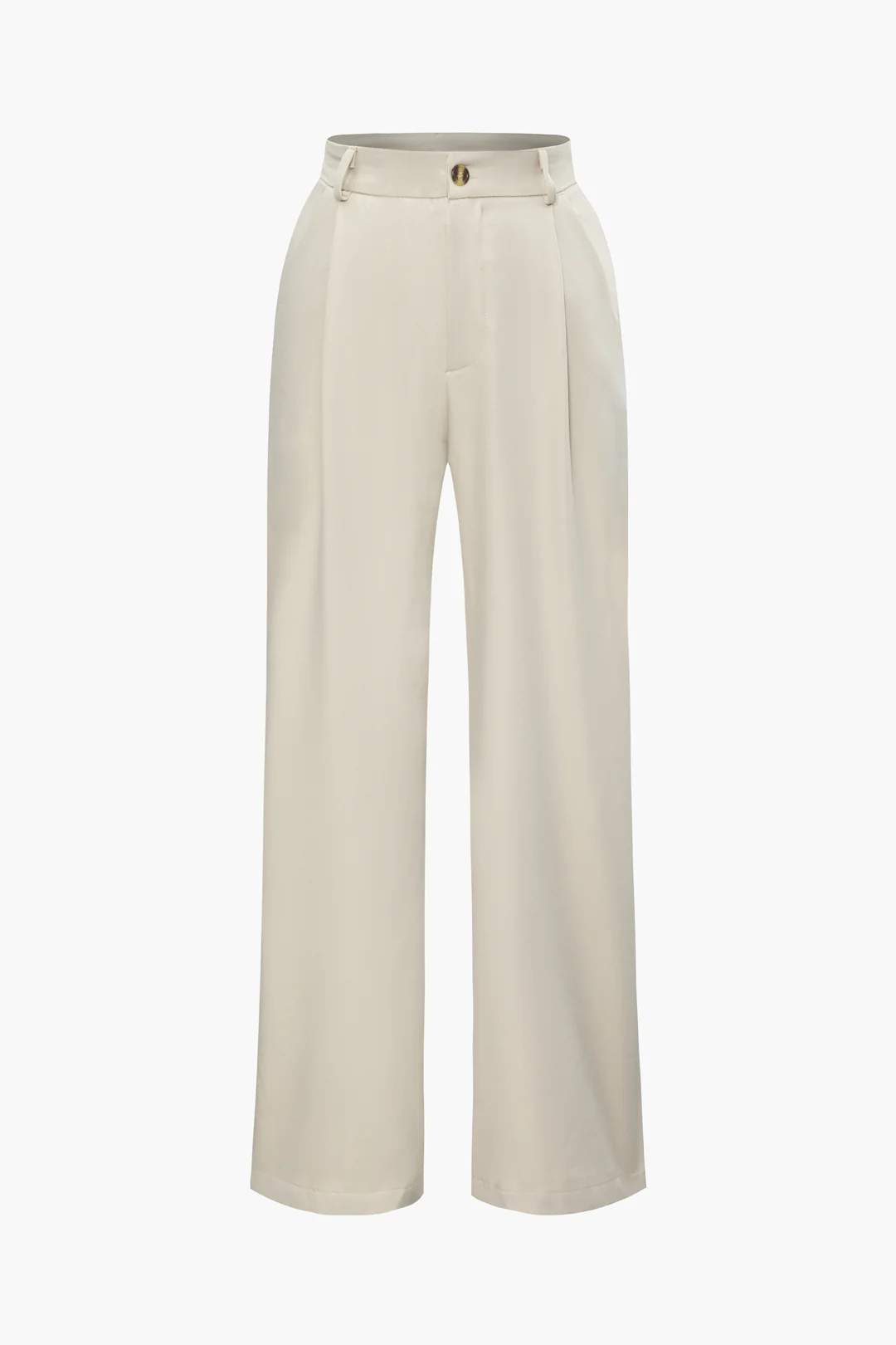 Notched Lapel Tie Back Vest And Straight Leg Suit Pants Set - Image 3