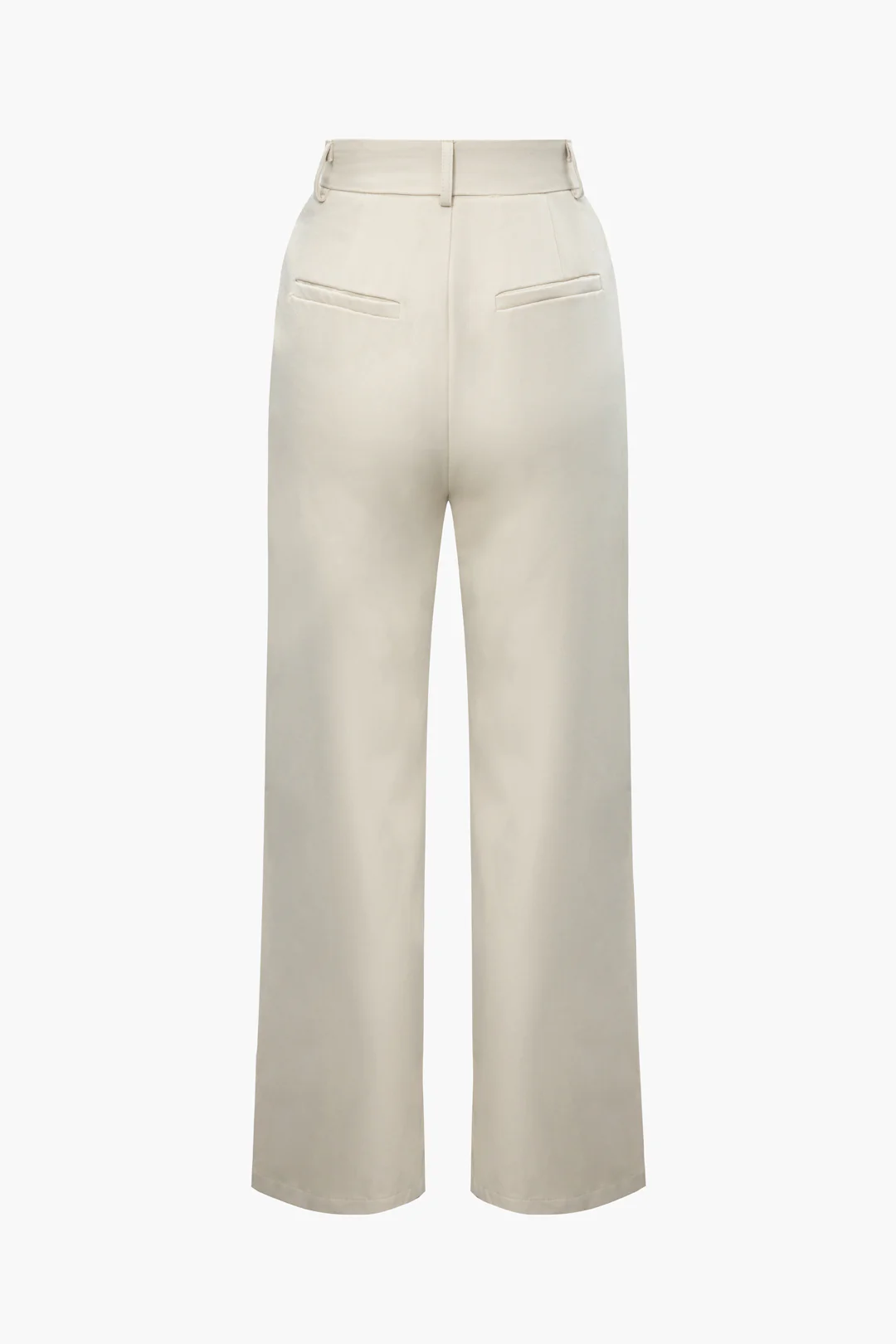 Notched Lapel Tie Back Vest And Straight Leg Suit Pants Set - Image 5