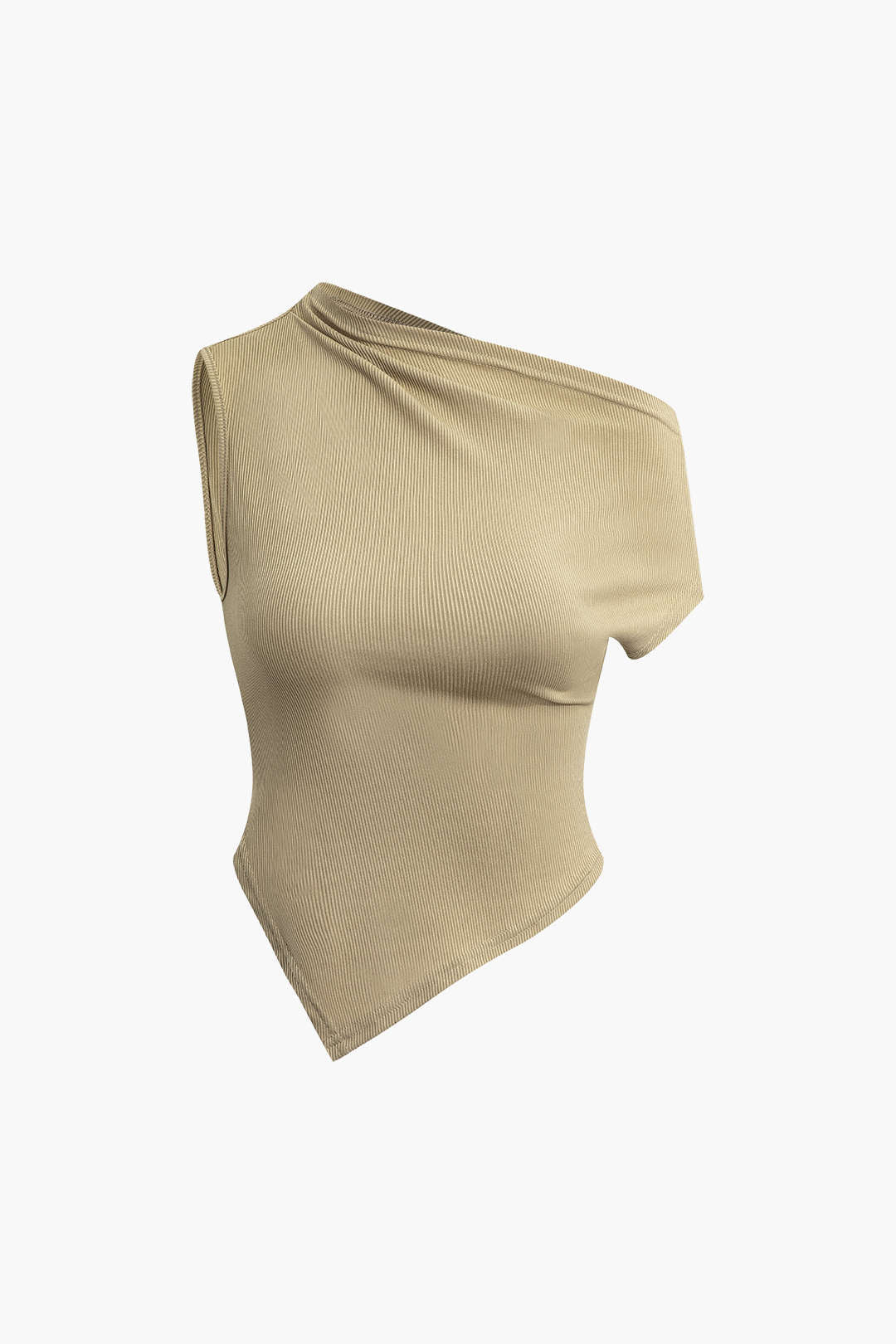 Asymmetrical Twist Top And High Waist Maxi Skirt Set - Image 14