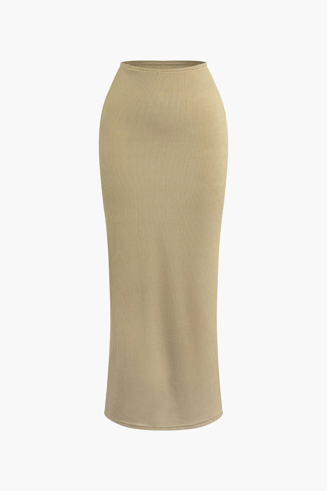 Asymmetrical Twist Top And High Waist Maxi Skirt Set - Image 15