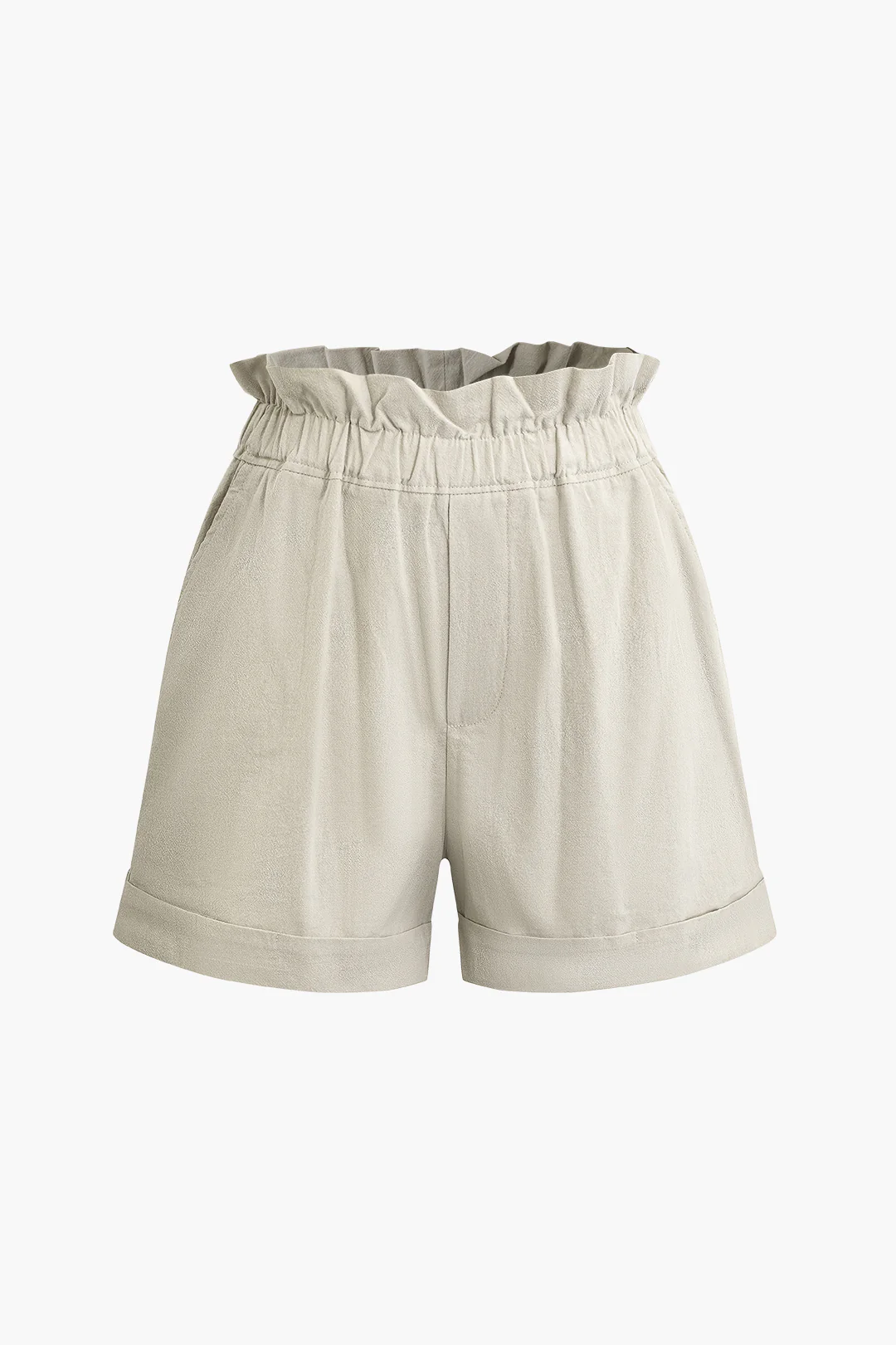 Twist Knot Ruched Top And Pocket Shorts Set - Image 4