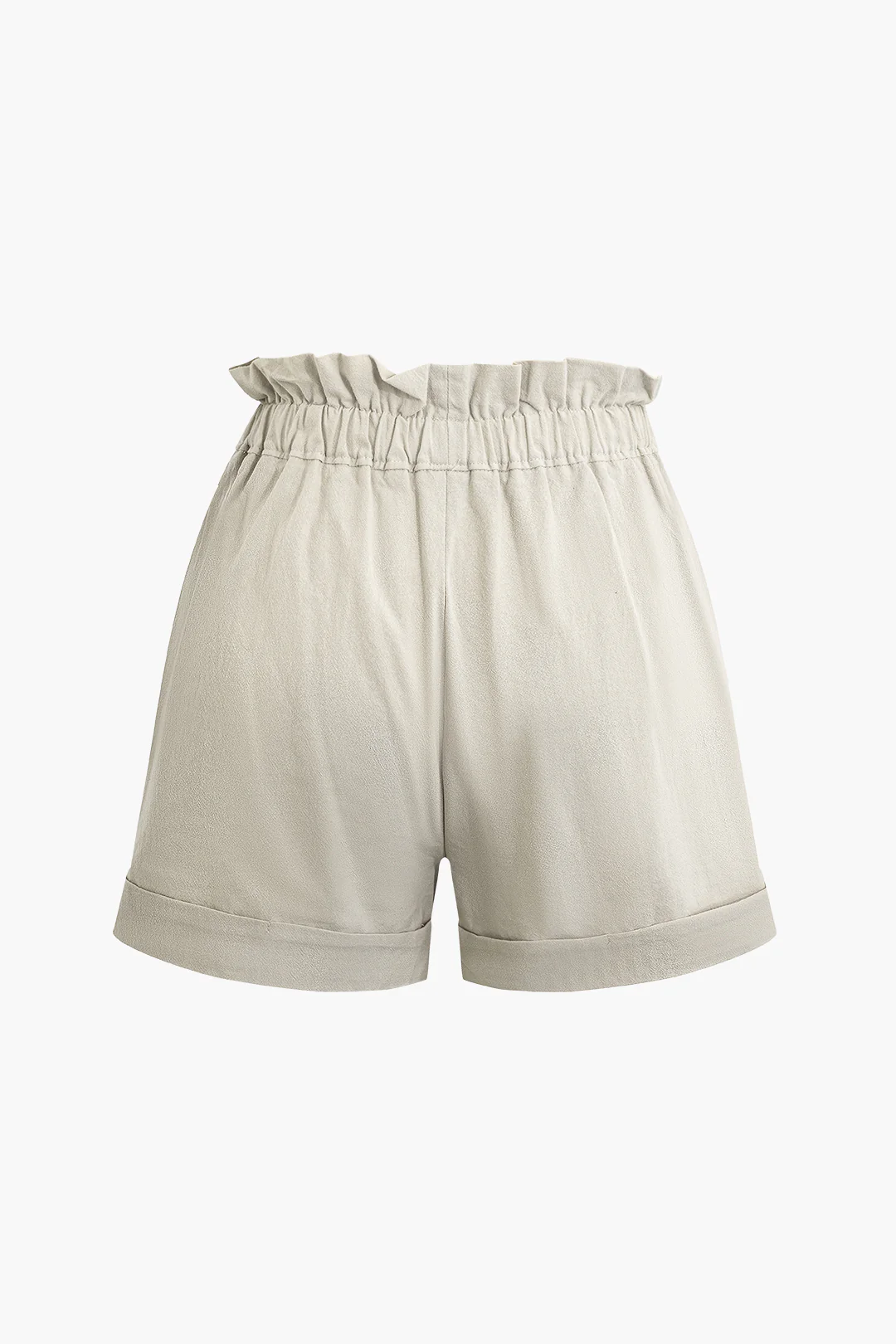 Twist Knot Ruched Top And Pocket Shorts Set - Image 5