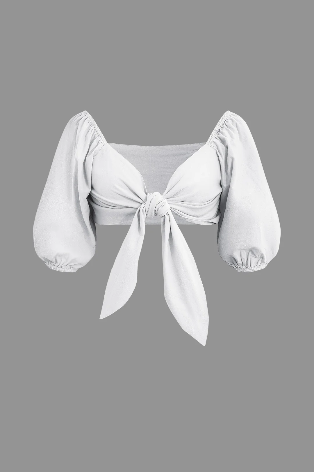 Twist Knot Ruched Top And Pocket Shorts Set - Image 8