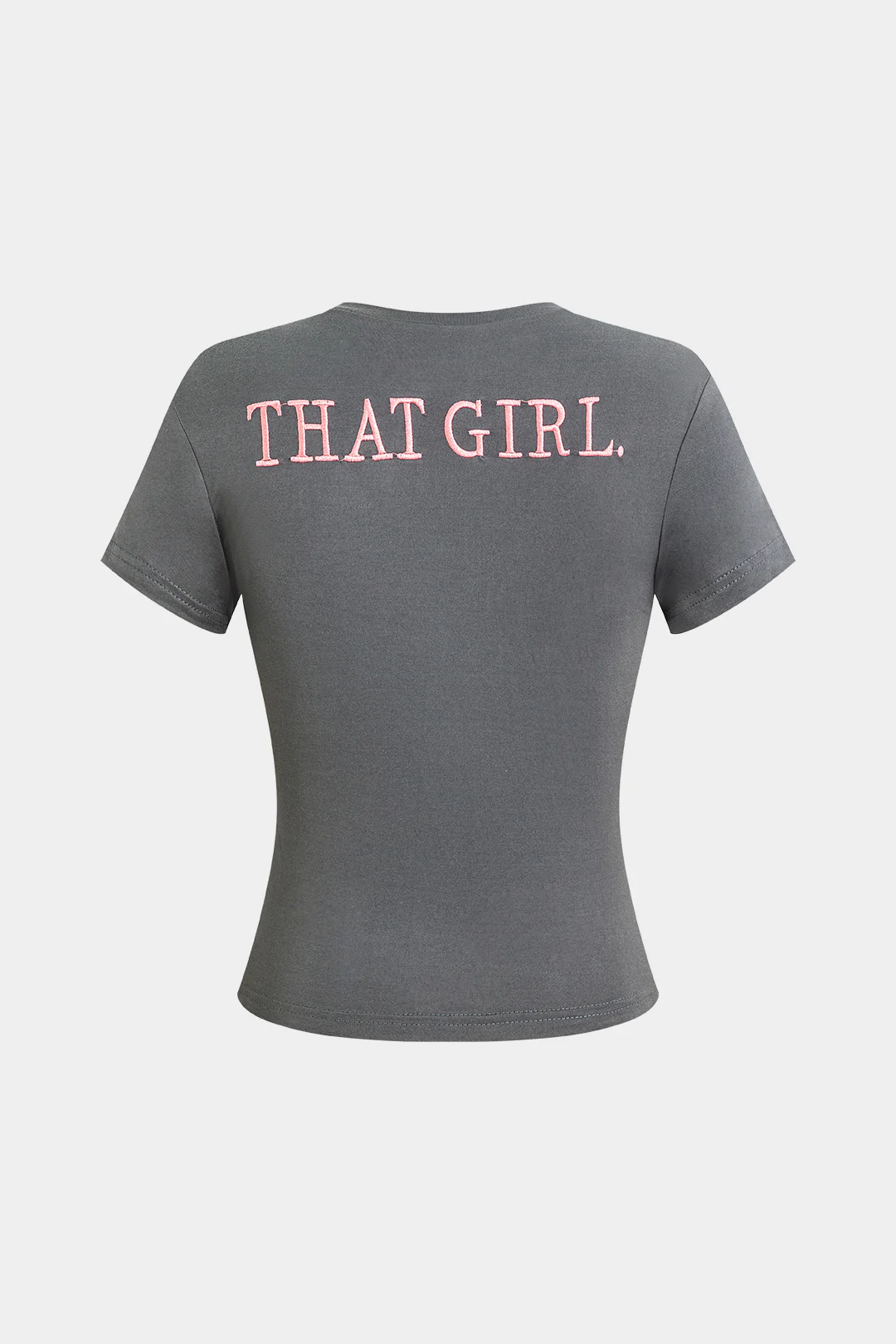 Letter Print T-shirt And Tassel Drawstring Pants Set - Image 8