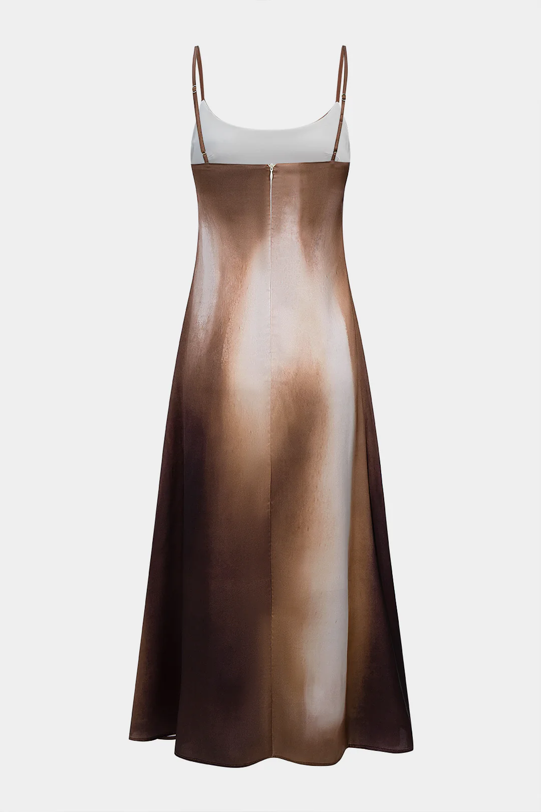 Tie Dye Ombre Print Slip Sleeveless Dress - Image 2