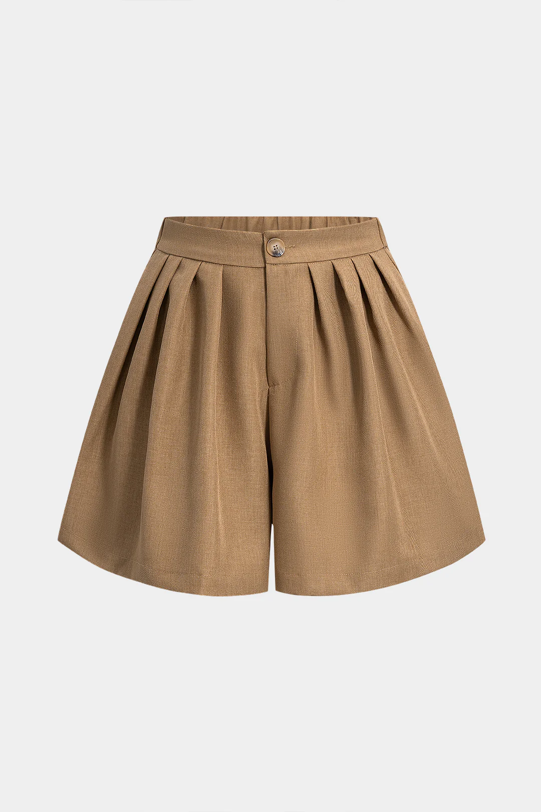 Pleated Wide Leg Shorts - Image 5