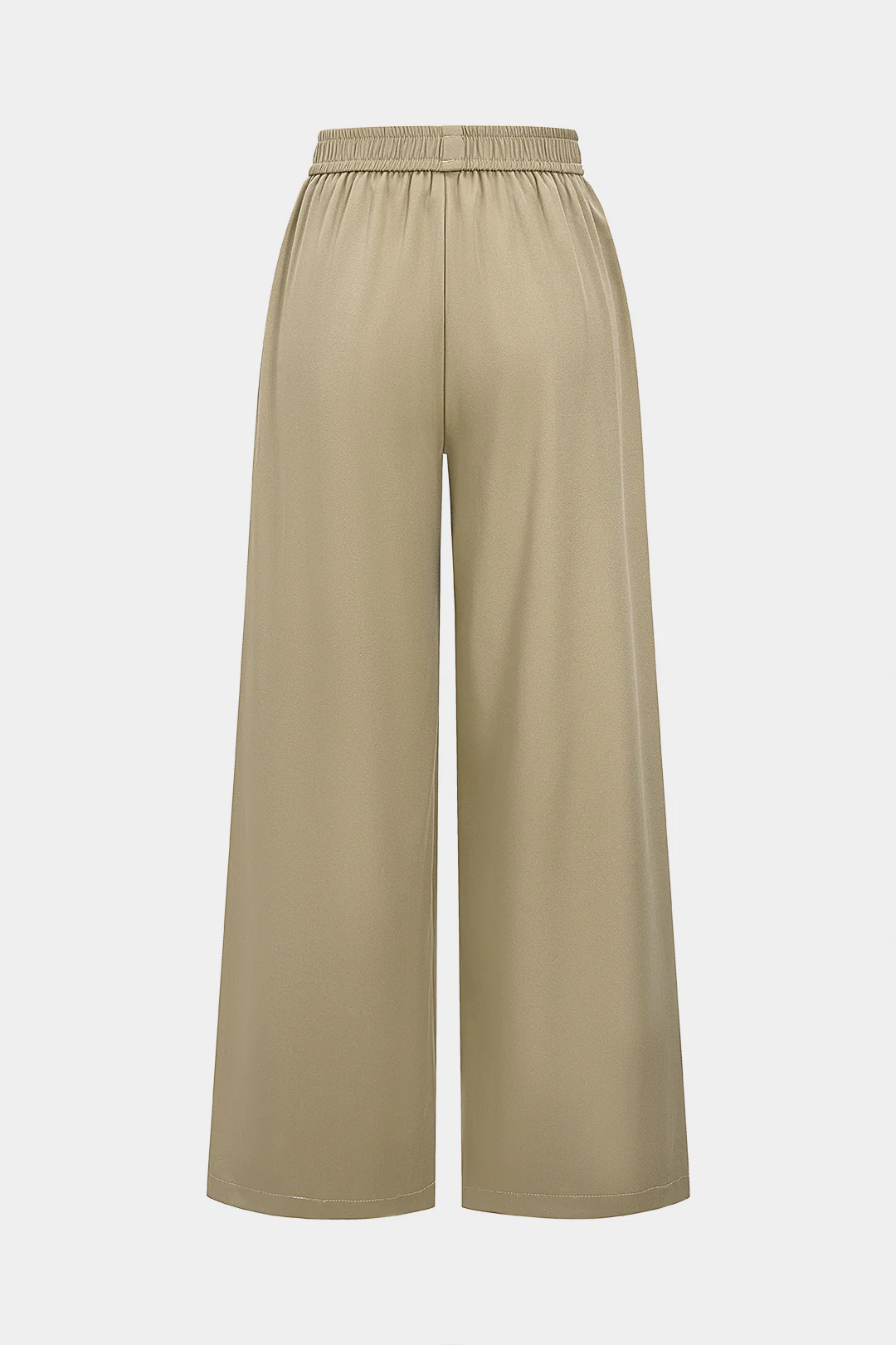 Button Detail Wide Leg Pants Split-Set Bottom - Image 2