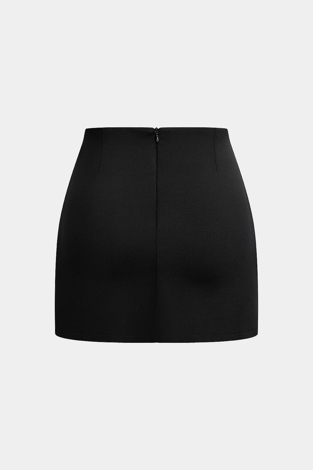 Hollow Out Ring Zipper Skirt - Image 2
