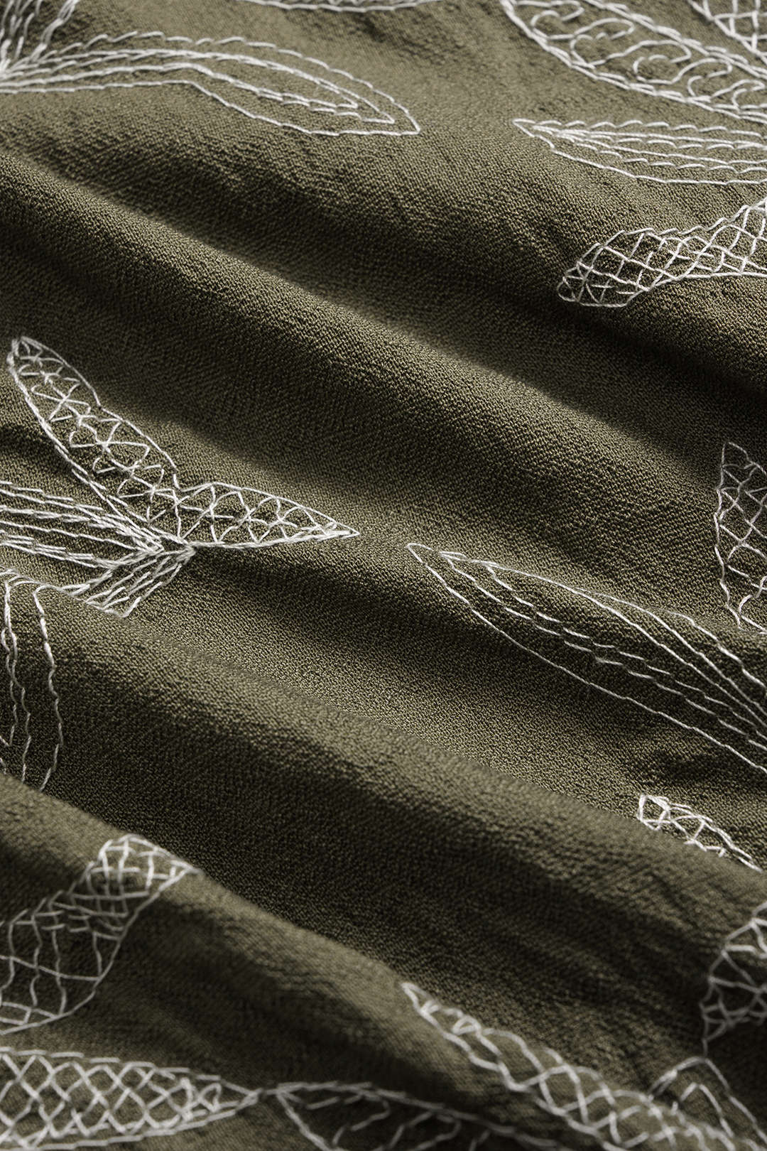 Embroidery Asymmetrical Shorts - Image 6