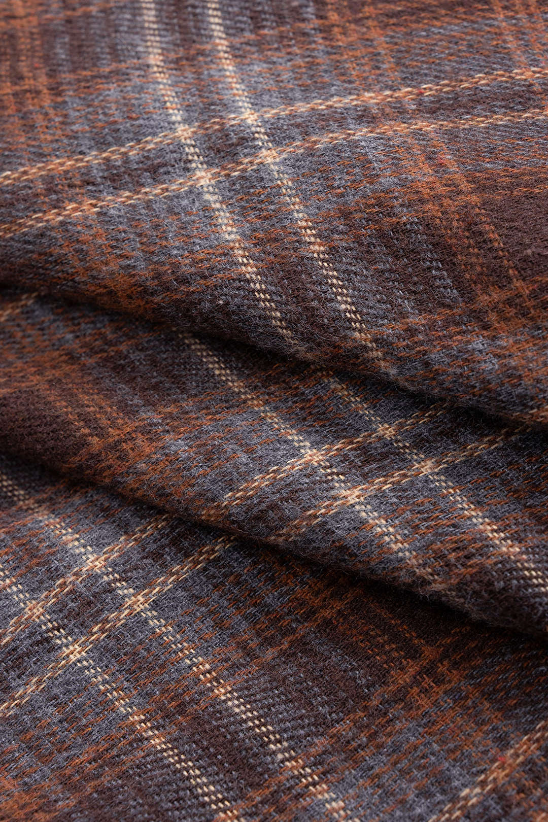 Plaid Print Faux Leather Patchwork Layered Ruffle Hem Skirt - Image 4