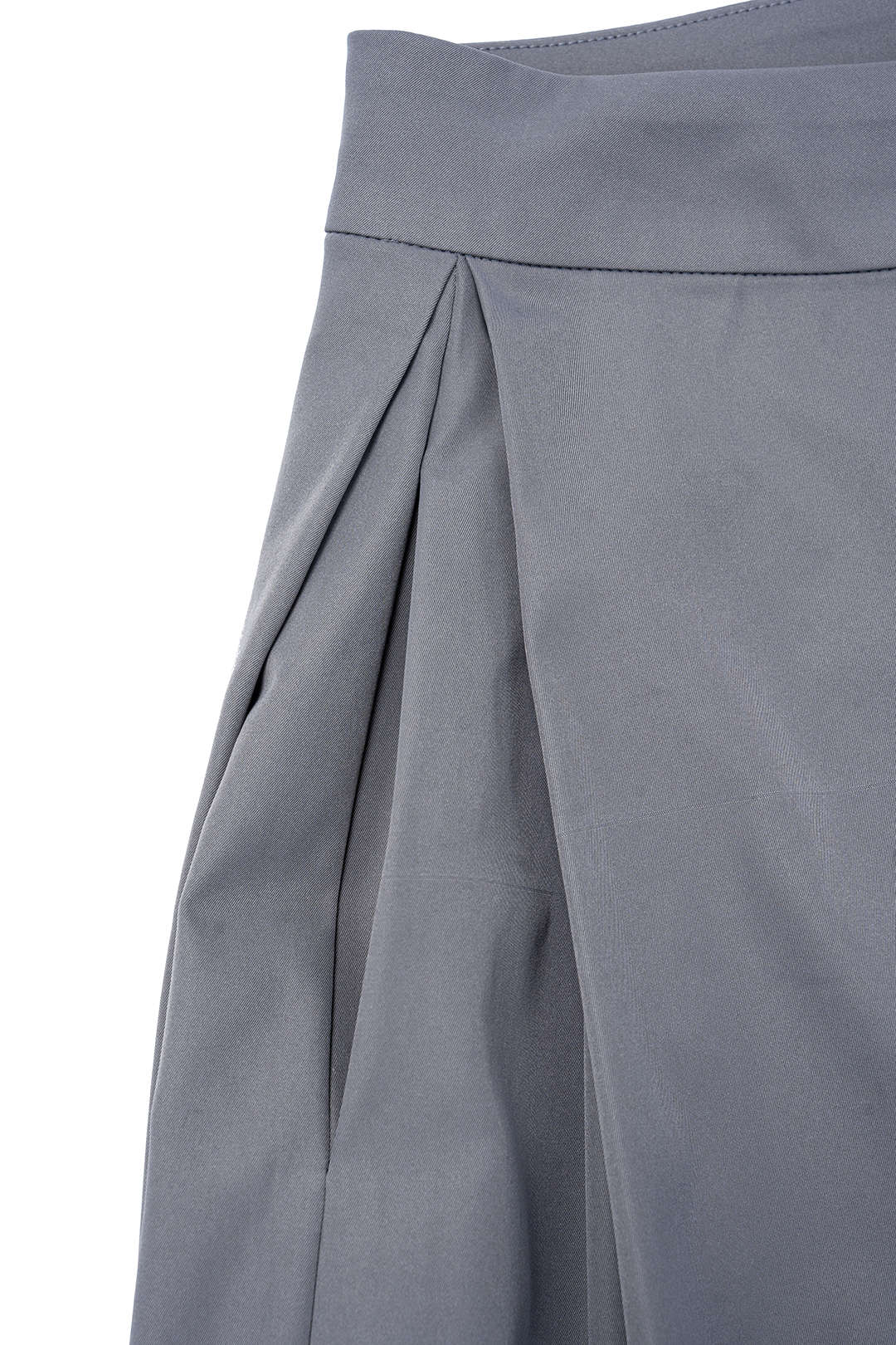 Solid Ruched Zipper High Waist Pants - Image 3