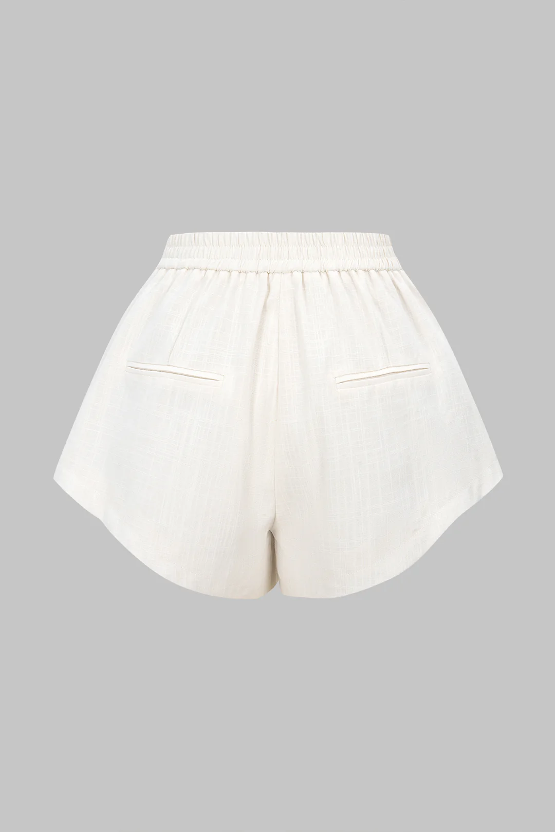 Shirred Waistband Wide Leg Shorts - Image 2