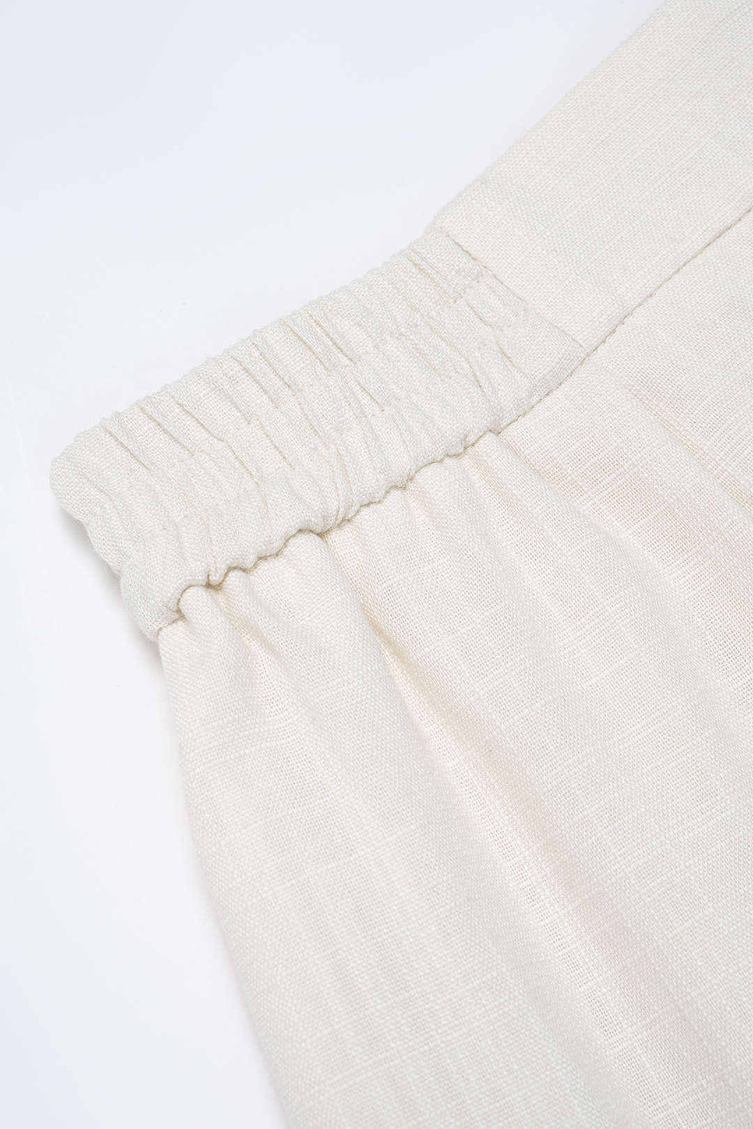 Shirred Waistband Wide Leg Shorts - Image 3