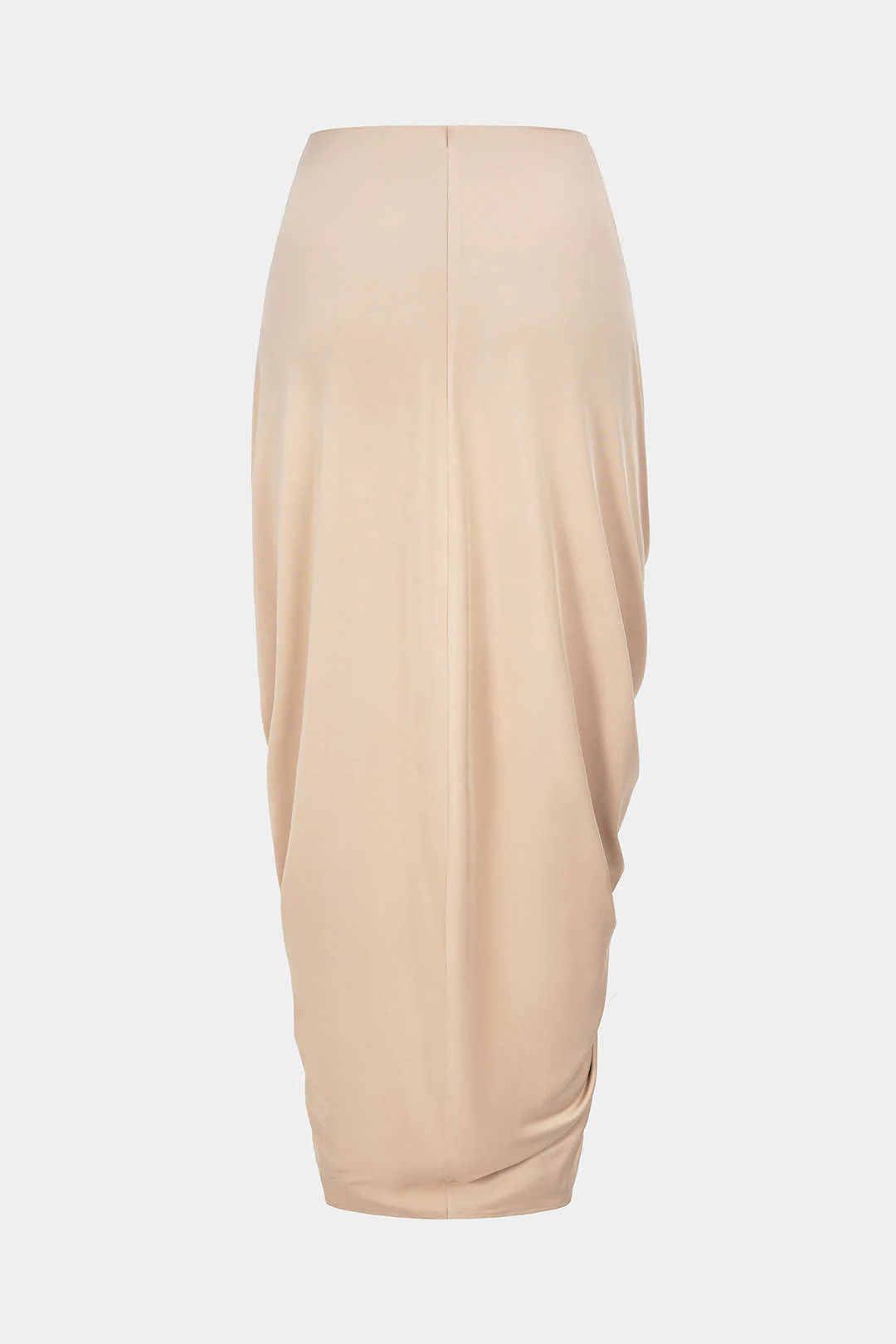 Asymmetrical Ruched High Waist Skirt - Image 2