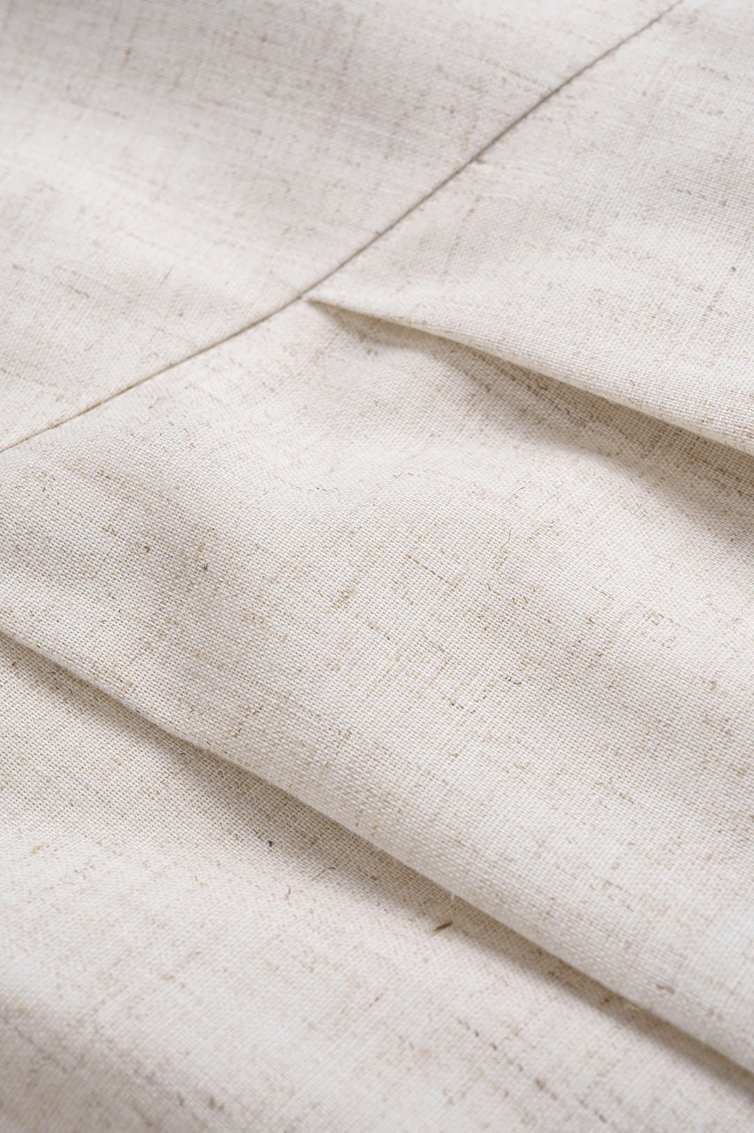 Linen High Waist Pleated Pants - Image 3