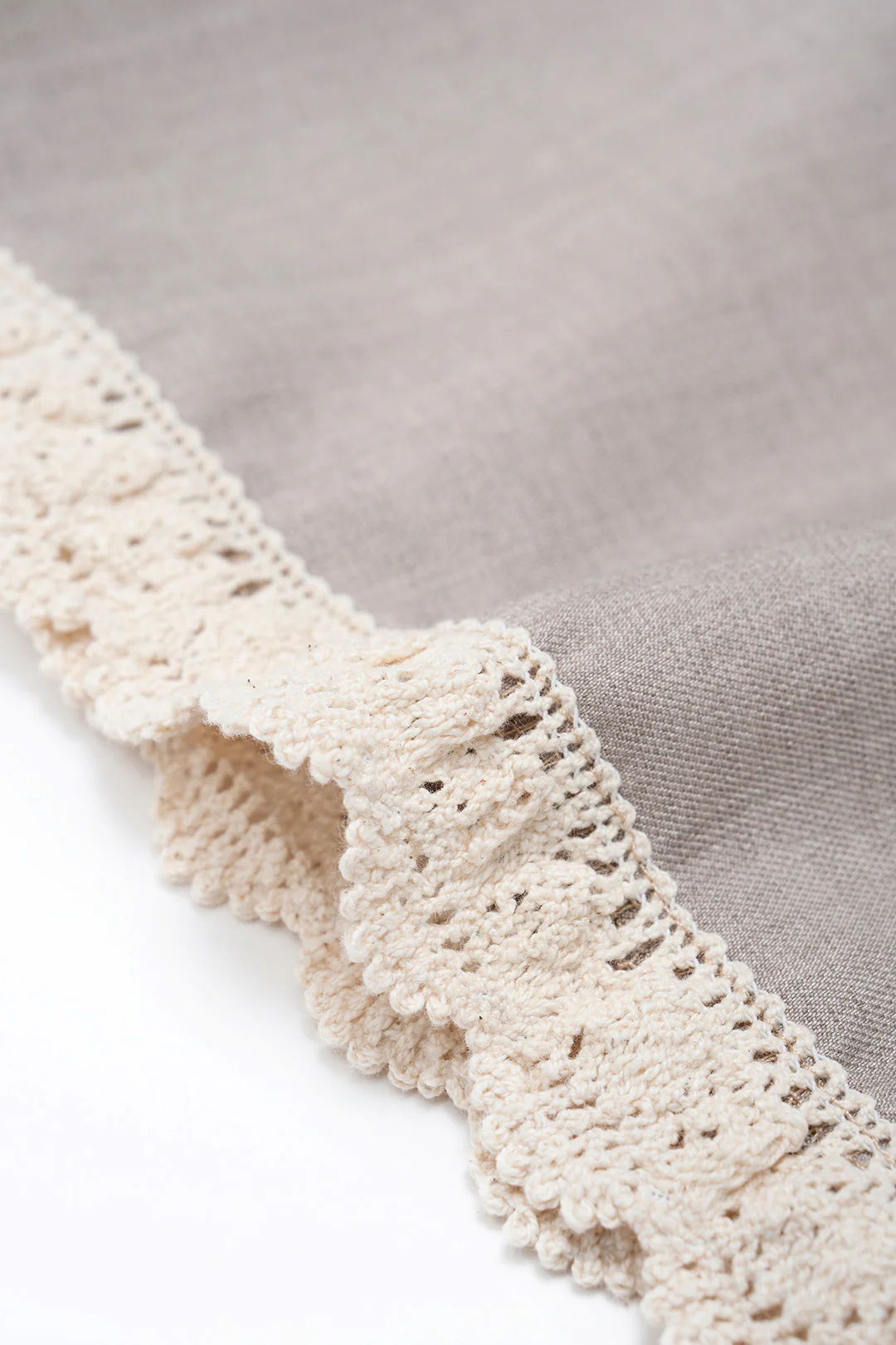 Patchwork Lace Trim Wide Leg Shorts - Image 3