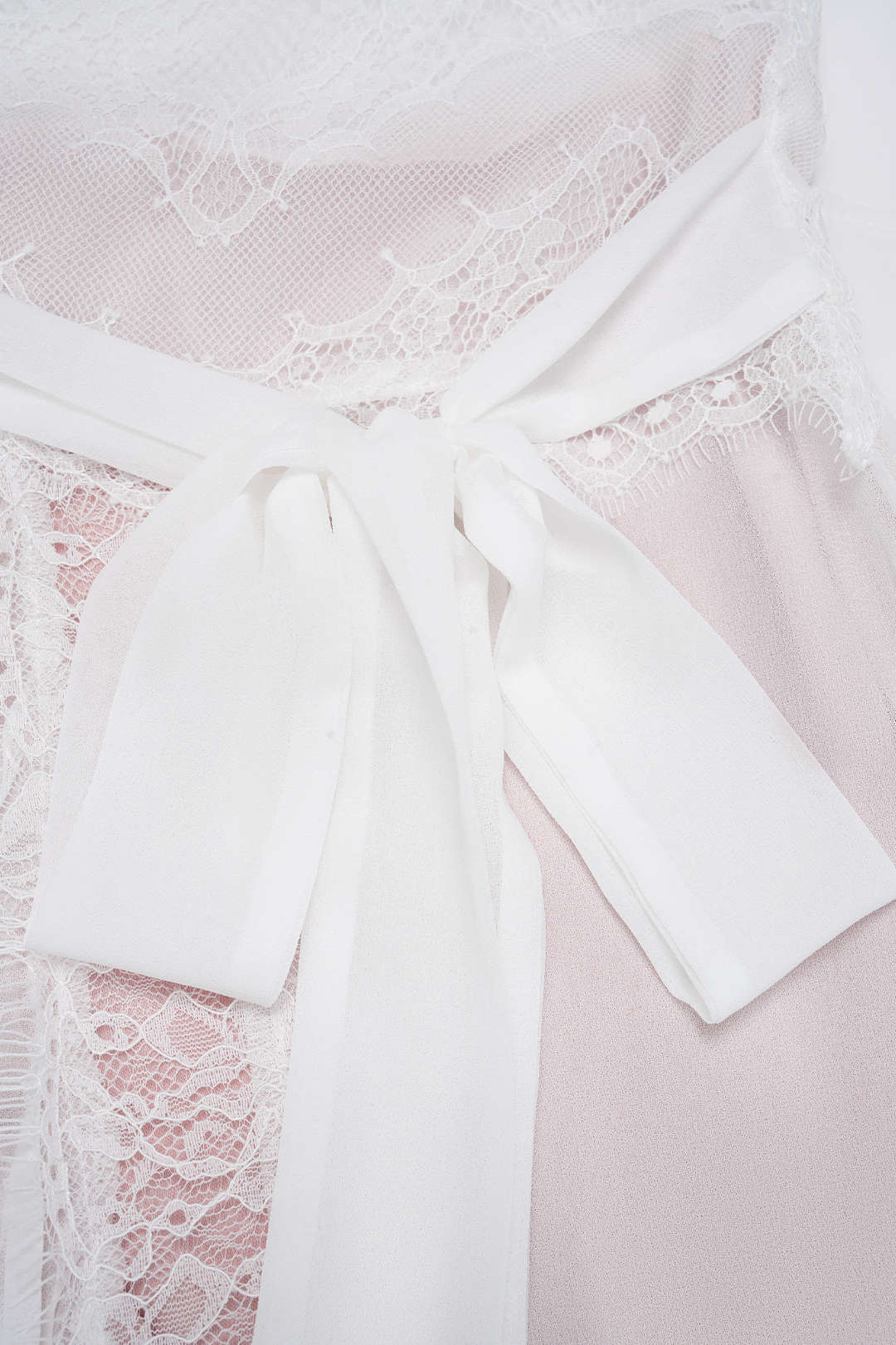 Lace Tie-Up Pleated Skirt - Image 7
