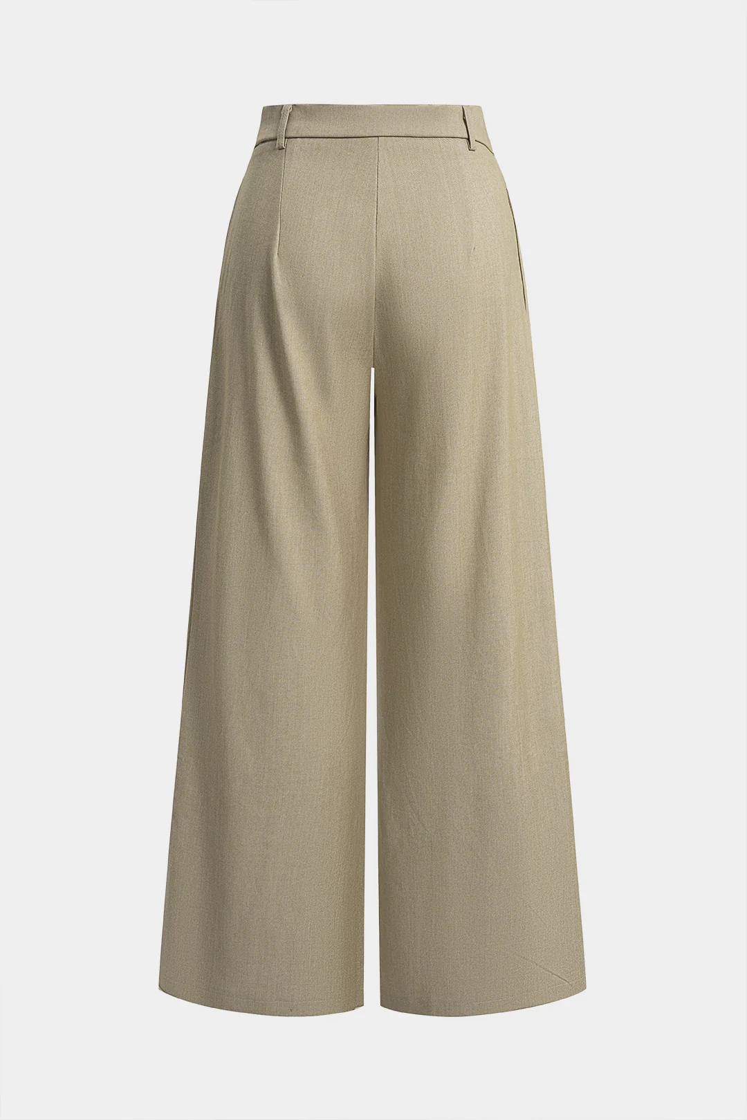 Solid Wide Leg Pants - Image 2